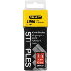 Stanley Tools - 1000 pc 12 inCable Staples - CT108T