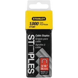 Stanley Tools - 1000 pc 916 inCable Staples - CT109T