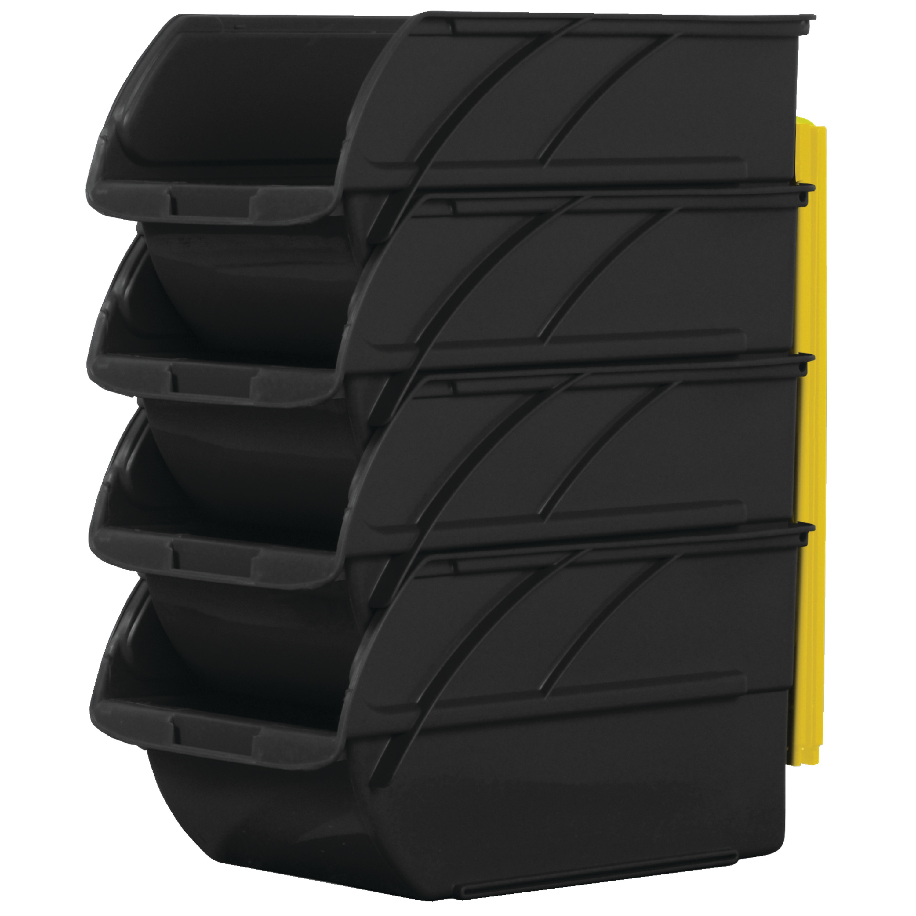 4 pk Storage Bins with Wall Hangers 057304R STANLEY Tools