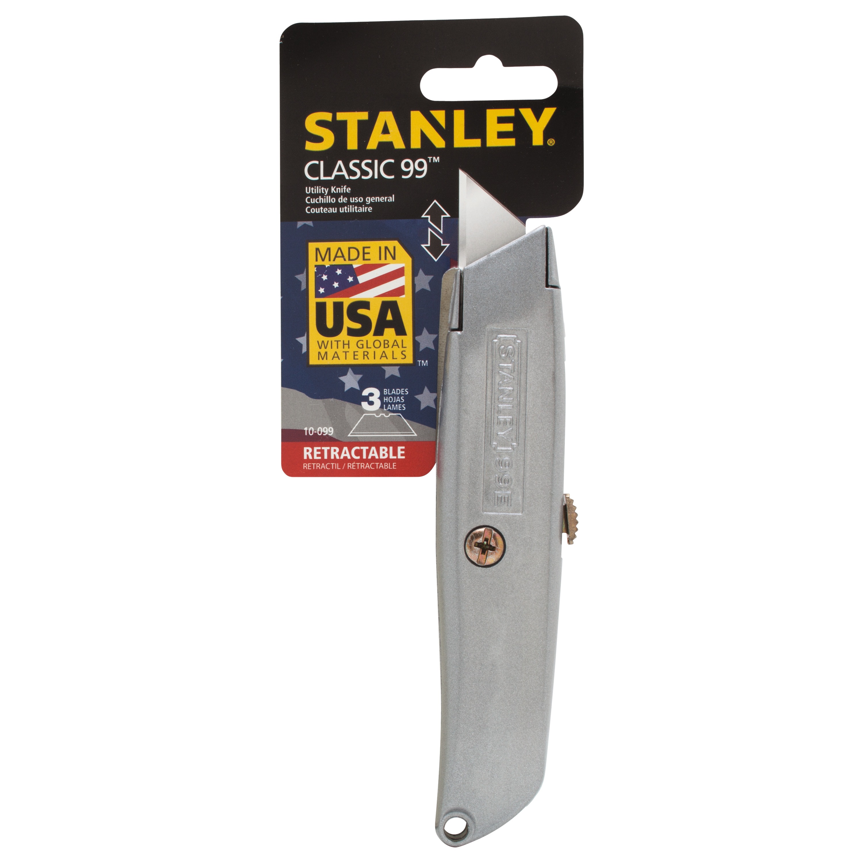 Stanley Tools - 6 in Classic 99 Retractable Utility Knife - 10-099