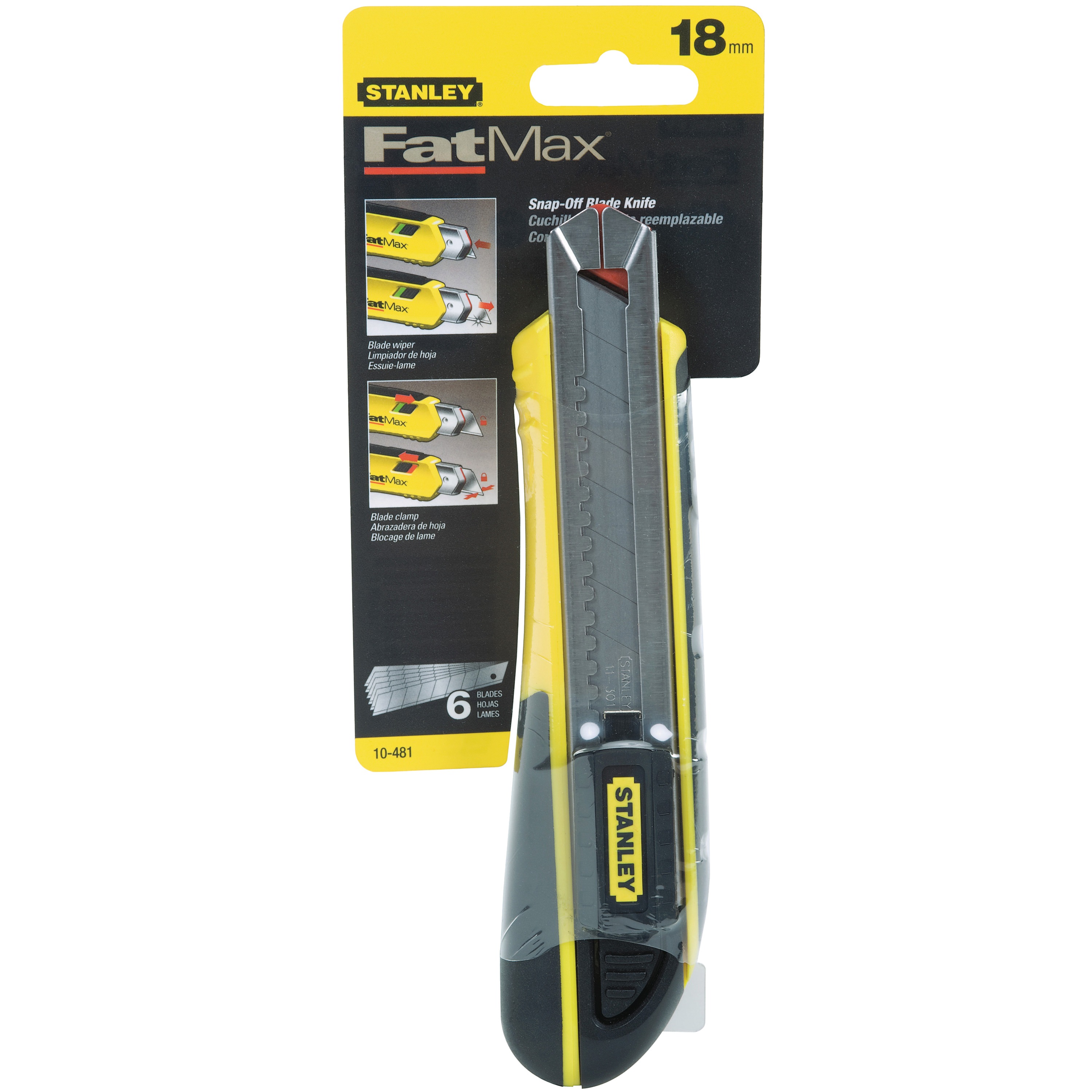 Stanley Tools - 18mm FATMAX SnapOff Knife - 10-481