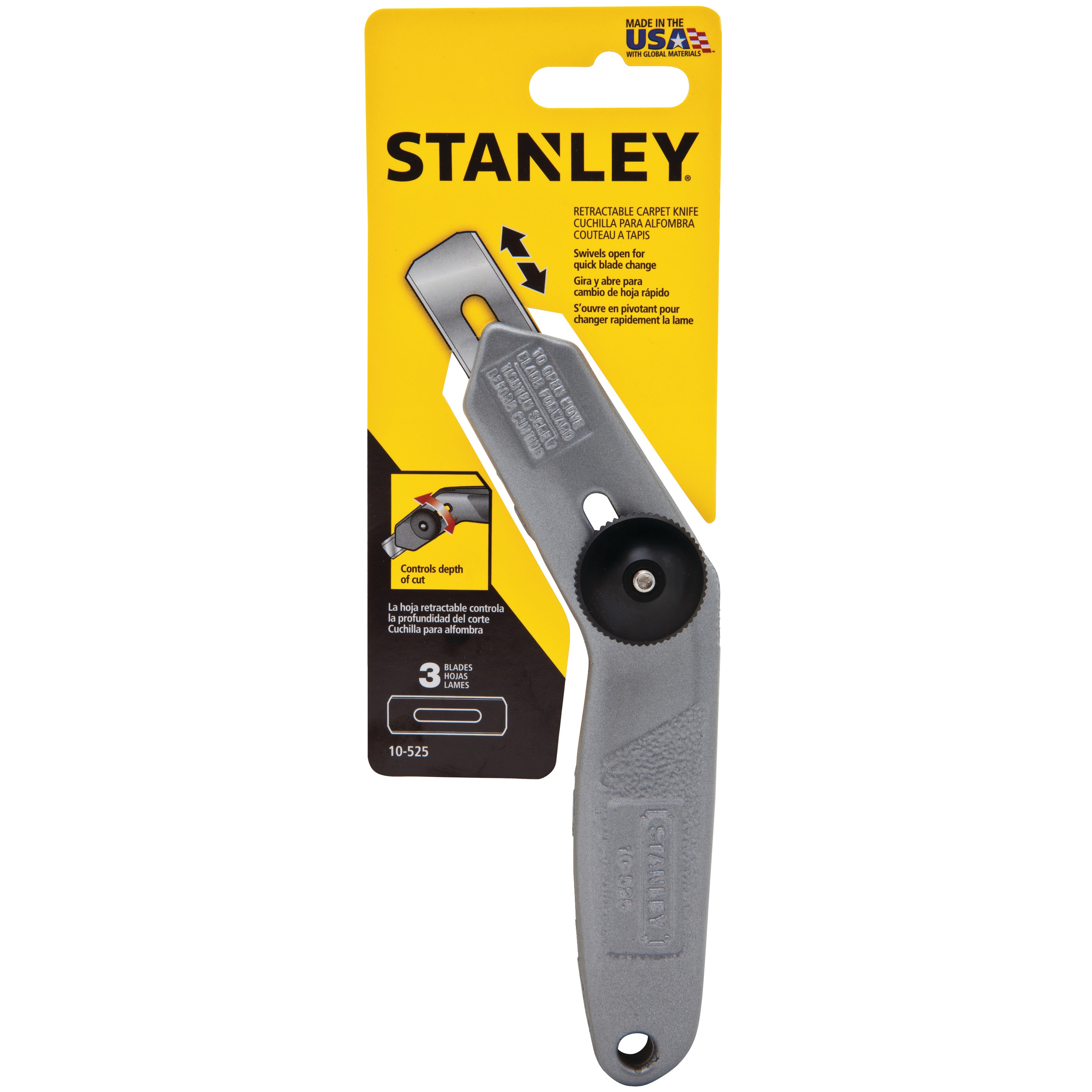 Stanley Tools - 612 in Retractable Carpet Knife - 10-525