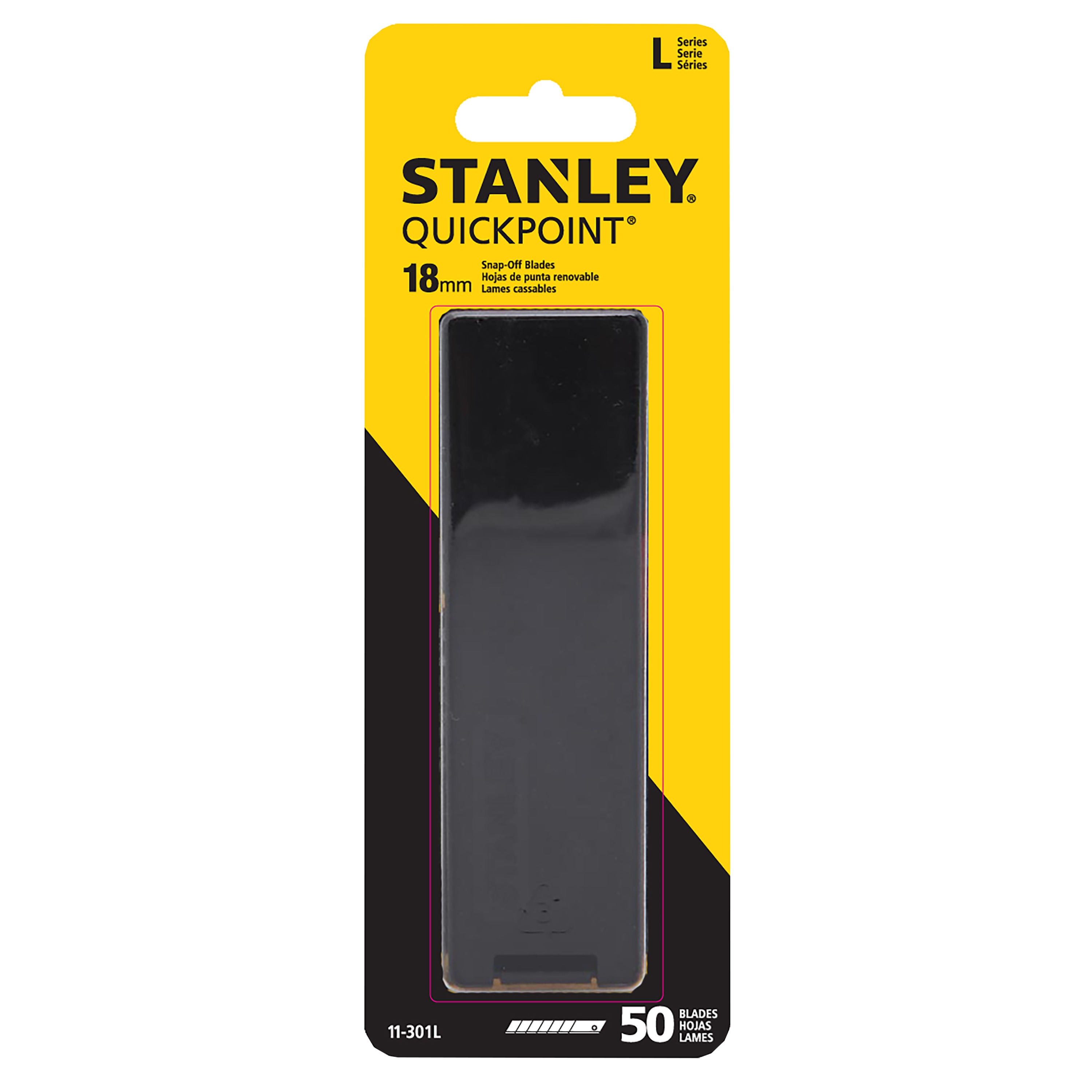 Stanley Tools - 18mm Quick Point Blades  50 Pack - 11-301L