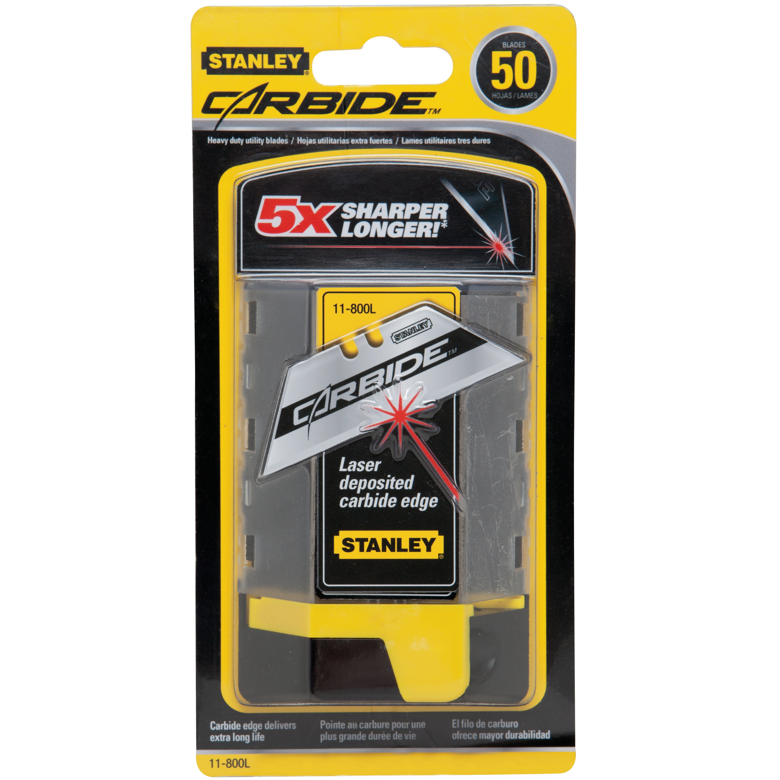 Stanley Tools - FATMAX Carbide Utility Blades  50 Pack - 11-800L