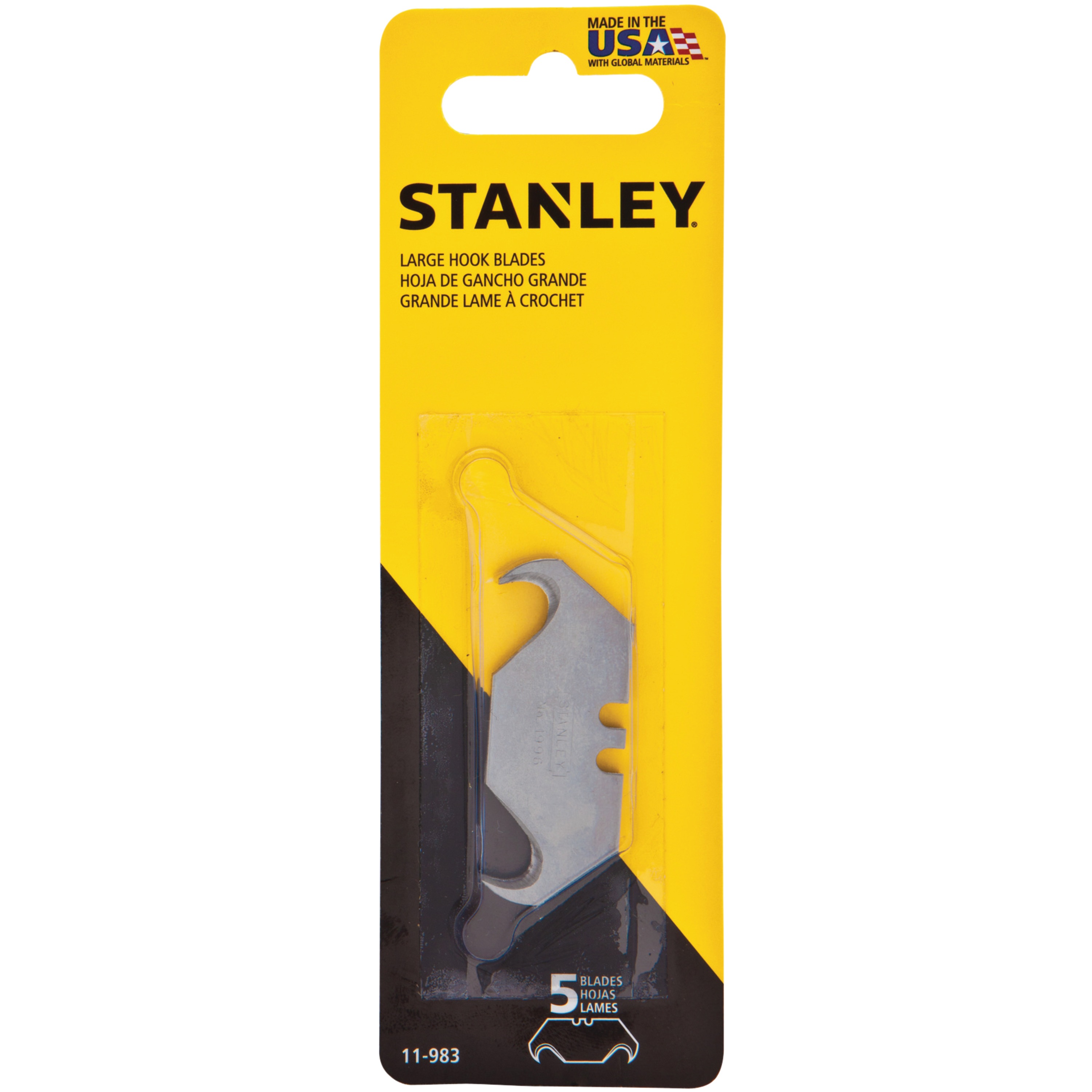 Stanley Tools - 1996 Large Hook Blades  5 Pack - 11-983