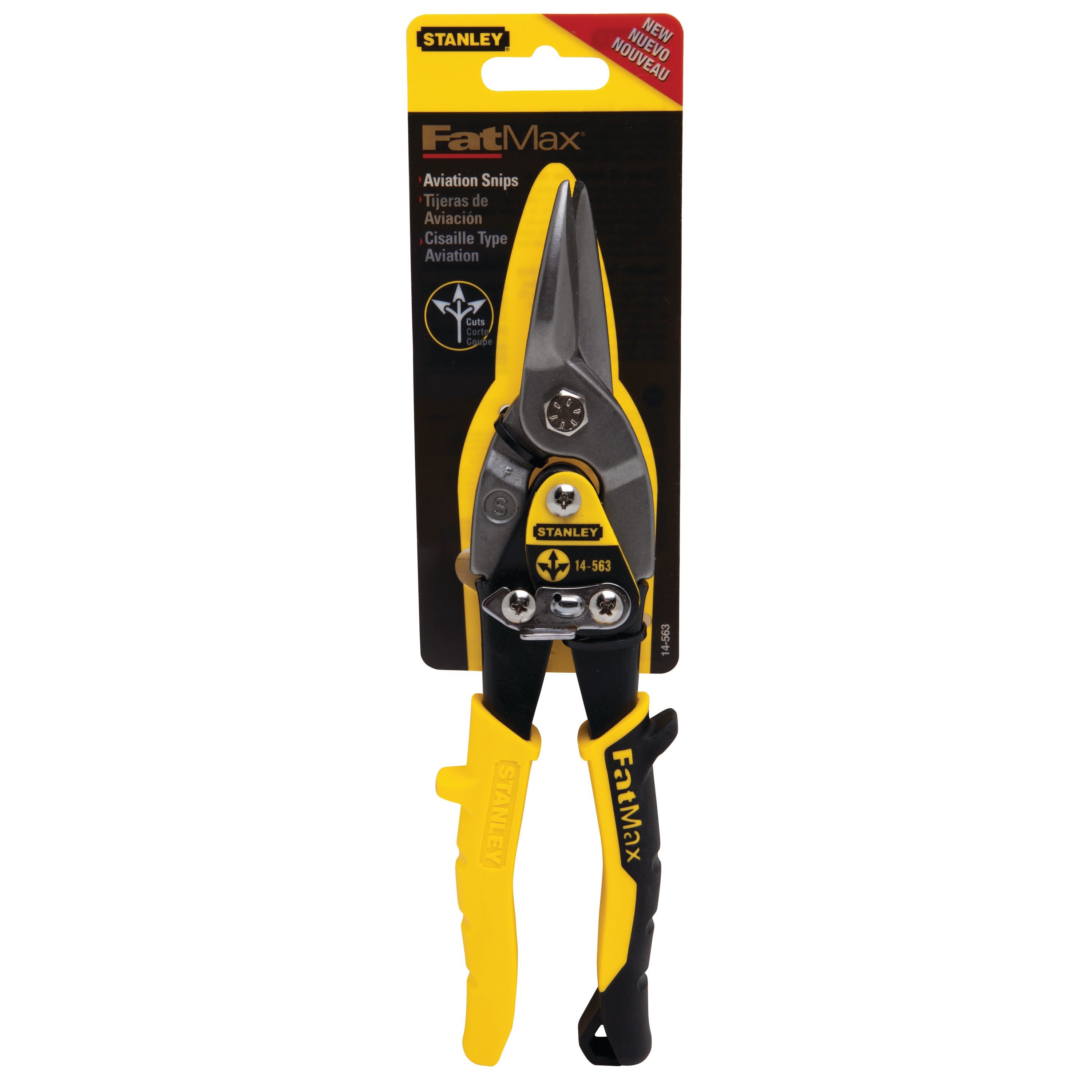 Stanley Tools - FATMAX Straight Cut Compound Action Aviation Snips - 14-563