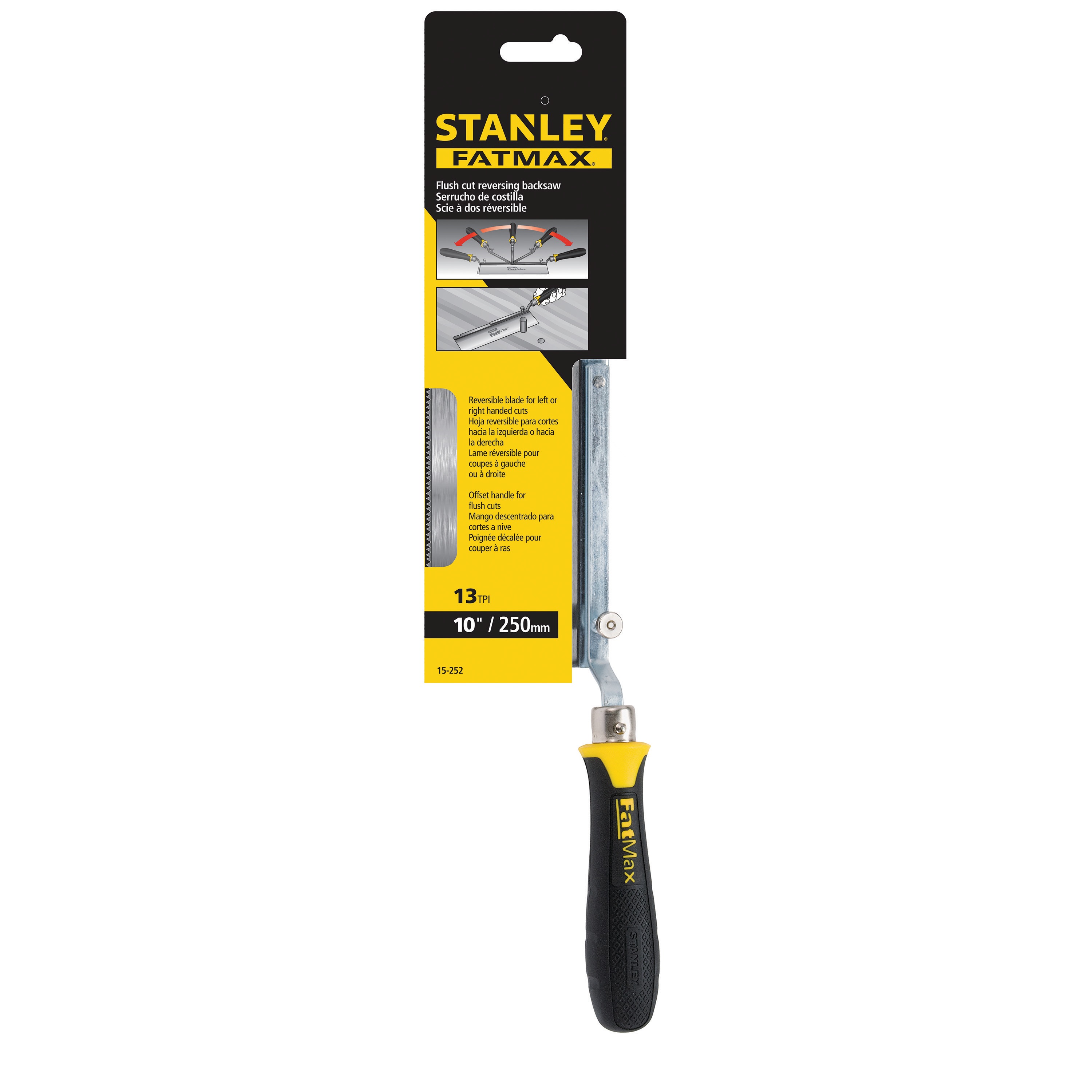Stanley Tools - FATMAX Reversible Flush Cut Saw - 15-252K