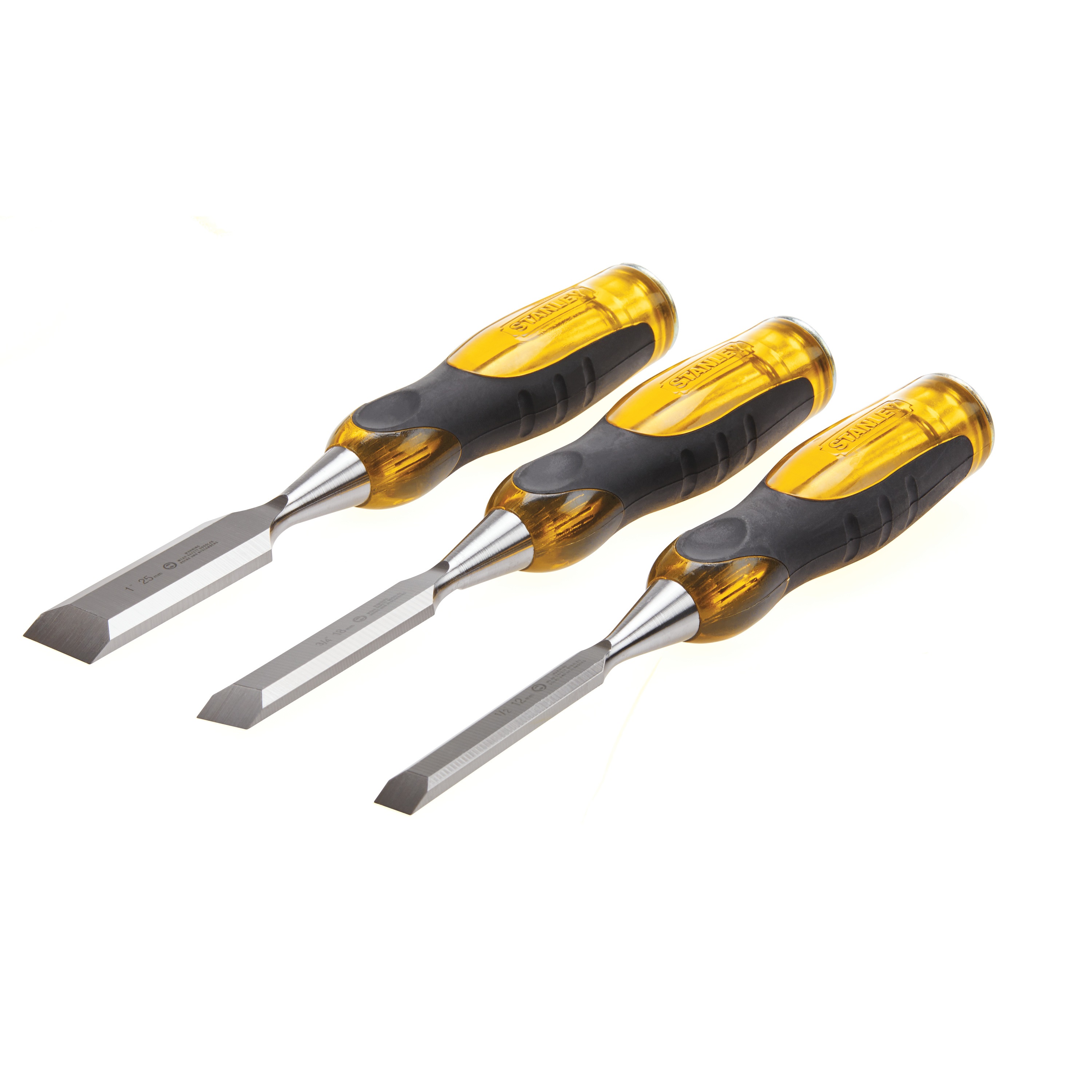 3 pc FATMAX® ThruTang™ Wood Chisel Set 16970 STANLEY Tools