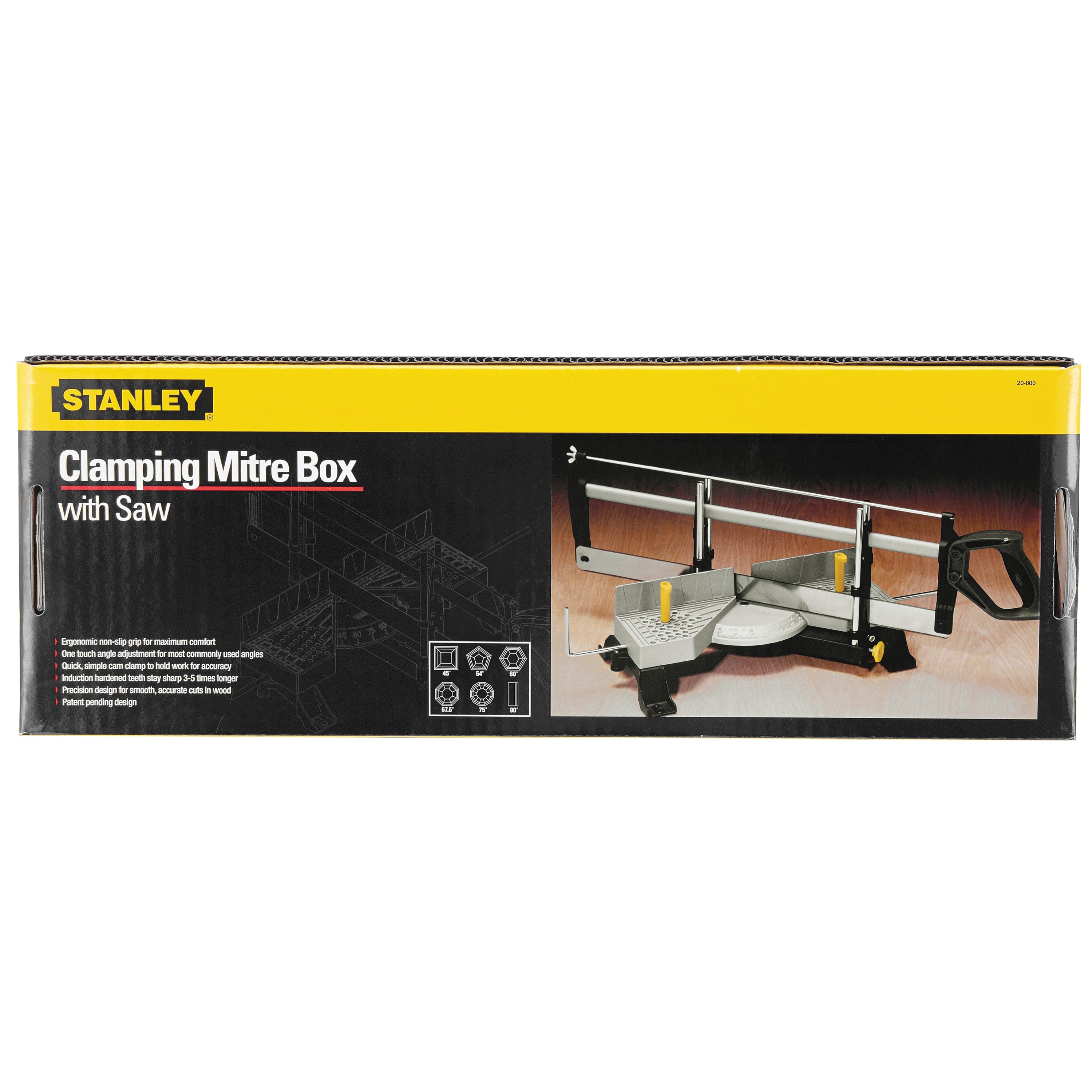 Stanley Tools - Adjustable Angle Clamping Miter Box with 22 in Saw - 20-800