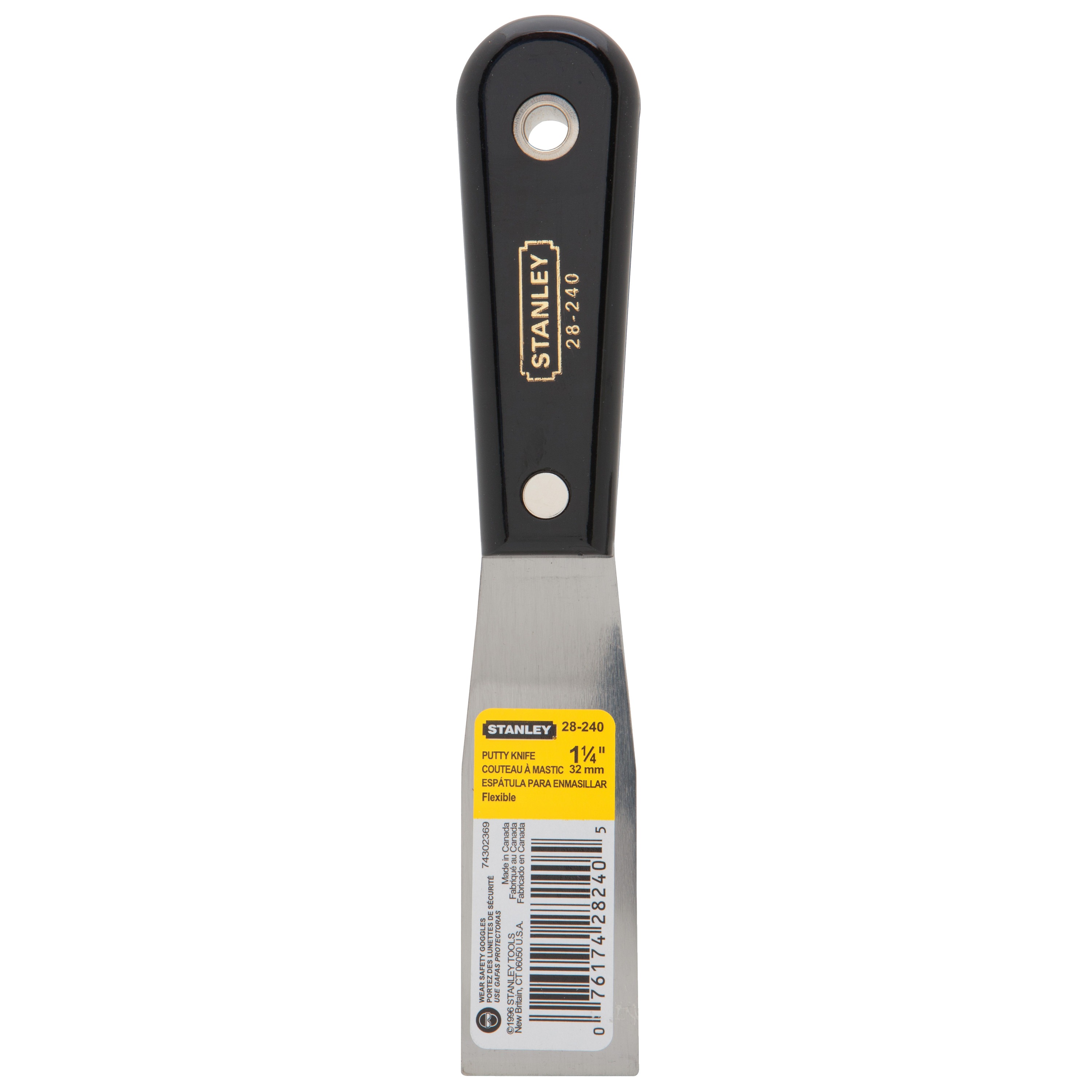 Stanley Tools - 114 in Nylon Handle Flexible Blade Putty Knife - 28-240