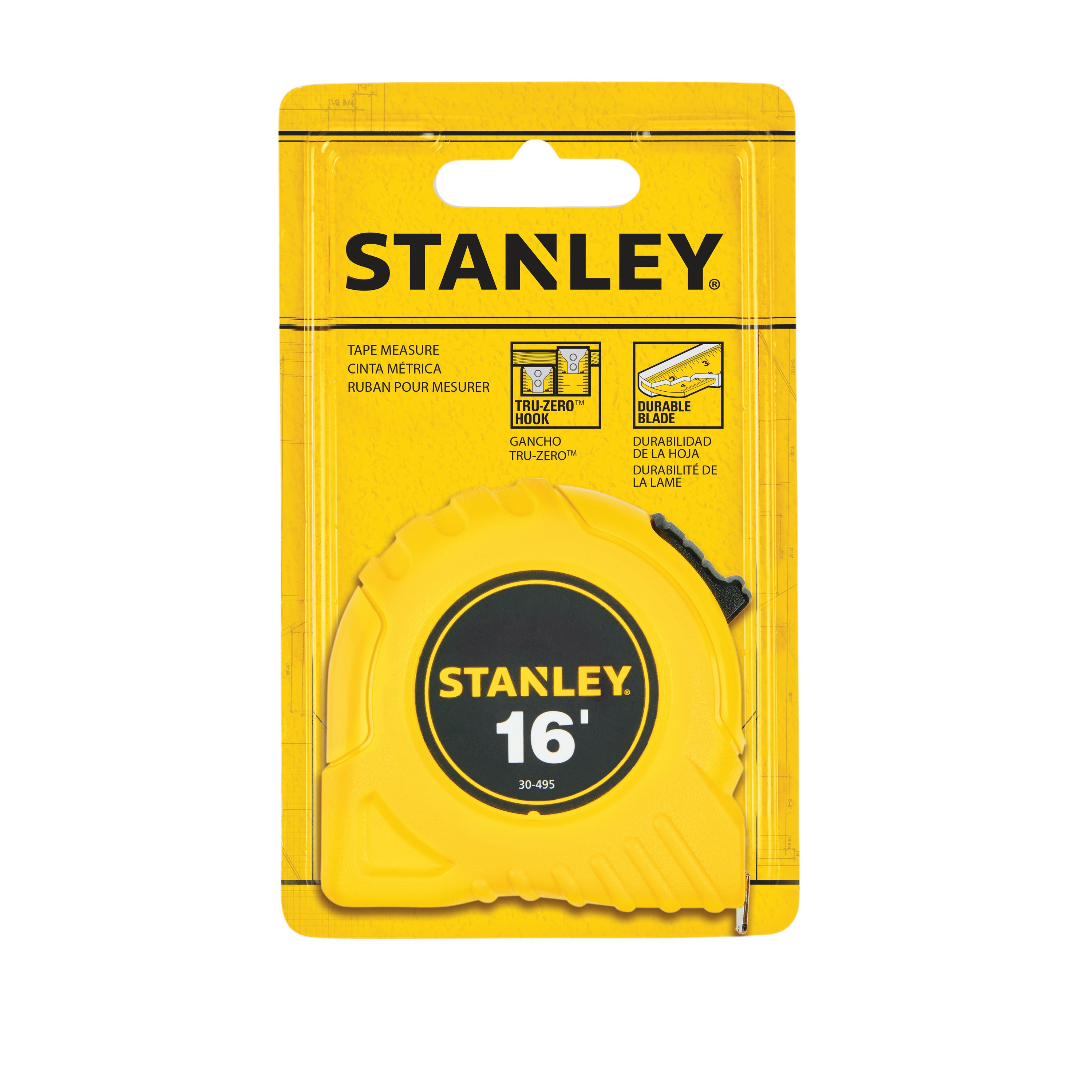 Stanley Tools - 16 ft Tape Measure - 30-495
