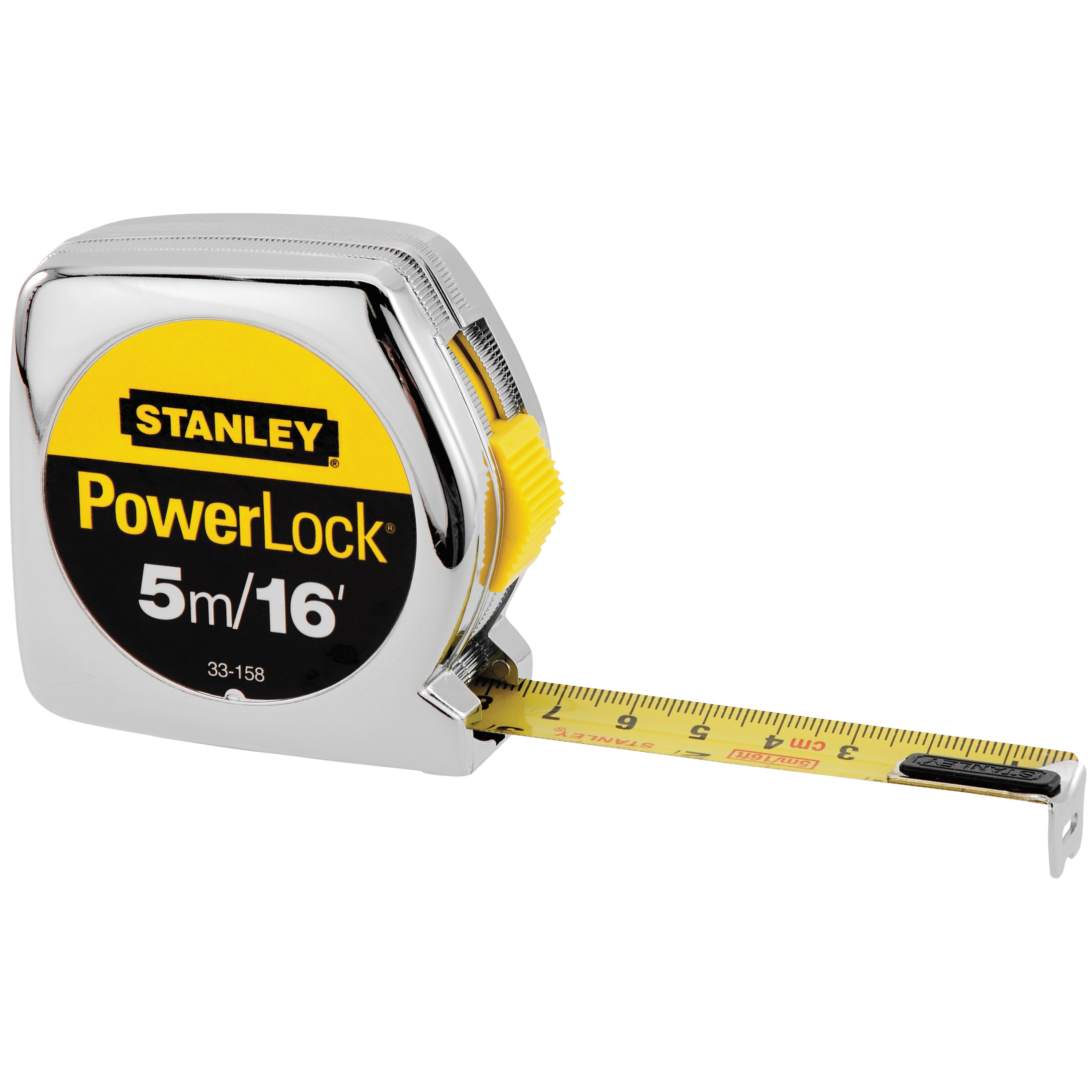Stanley Tools - 5m16 ft PowerLock Tape Measure - 33-158