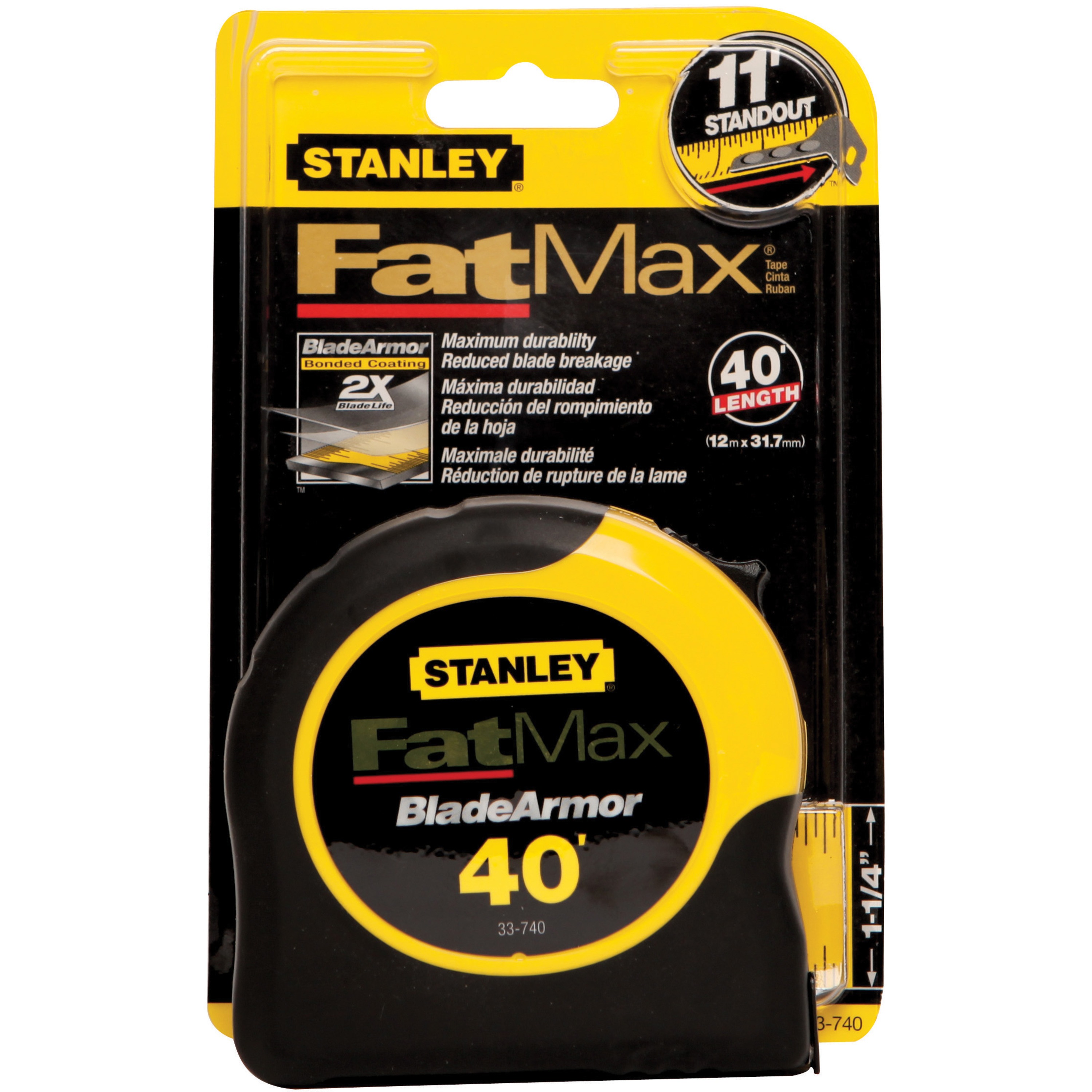 Stanley Tools - 40 ft FATMAX Classic Tape Measure - 33-740