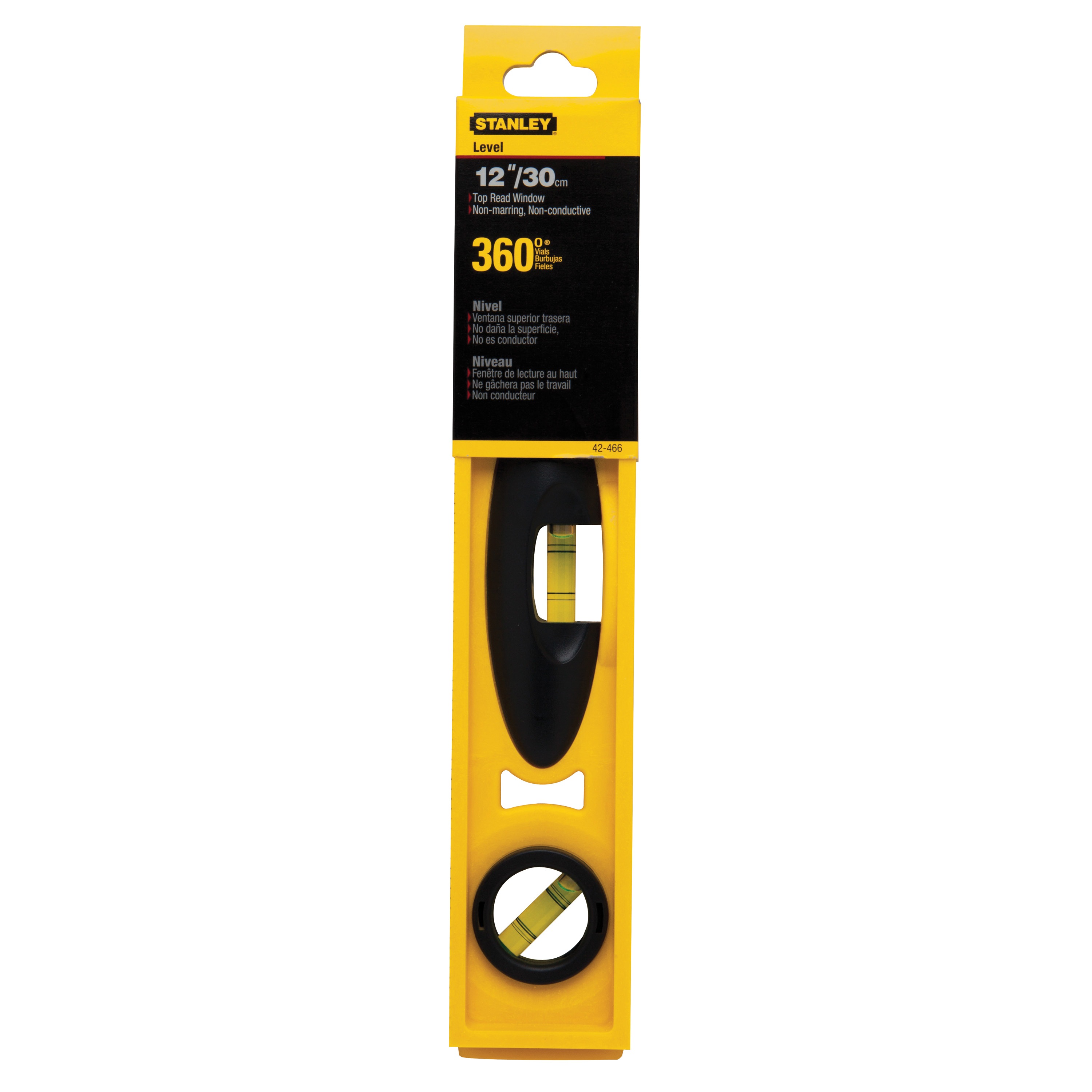 Stanley Tools - 12 in High Impact ABS IBeam Level - 42-466