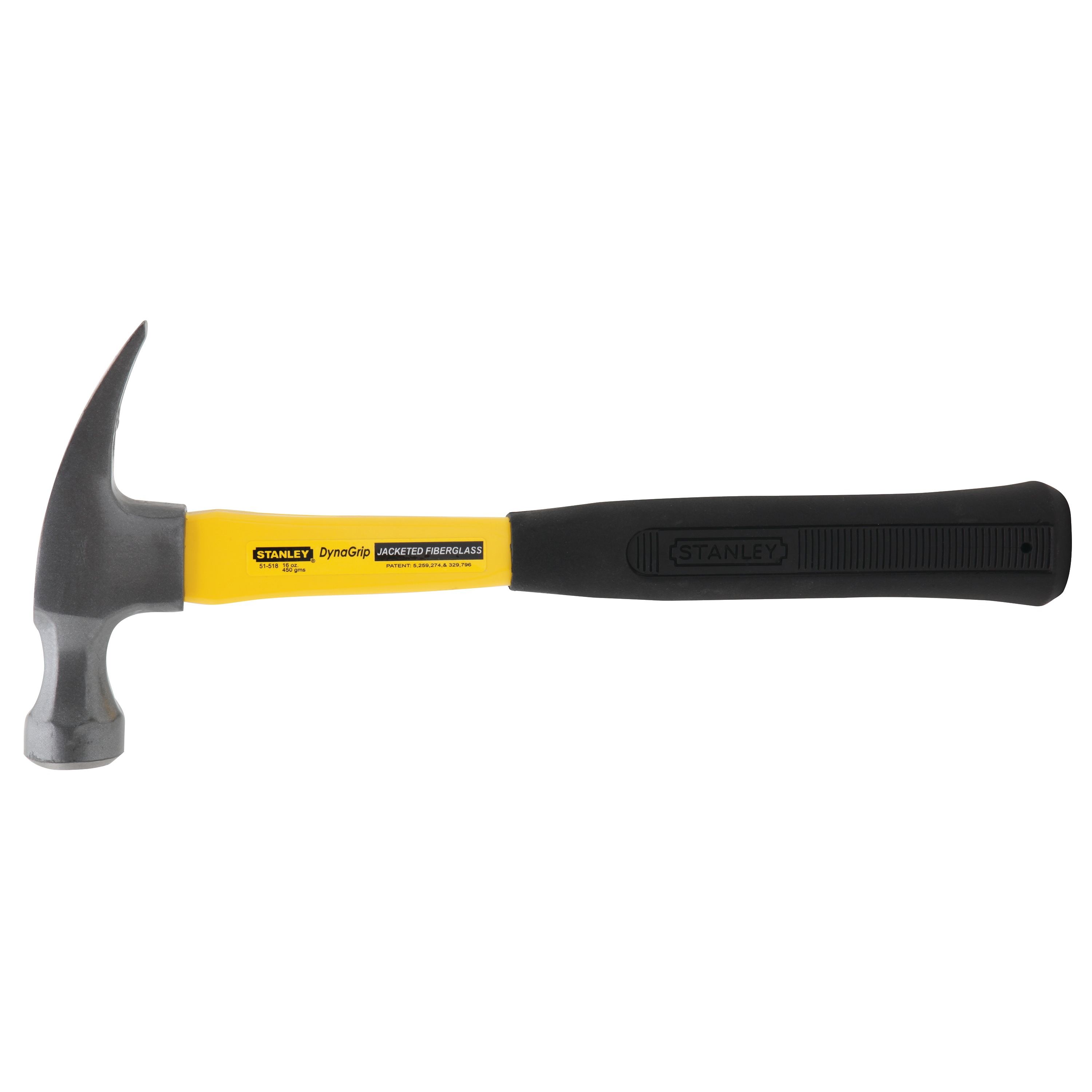 16 oz Rip Claw Fiberglass Nail Hammer 51518 STANLEY Tools