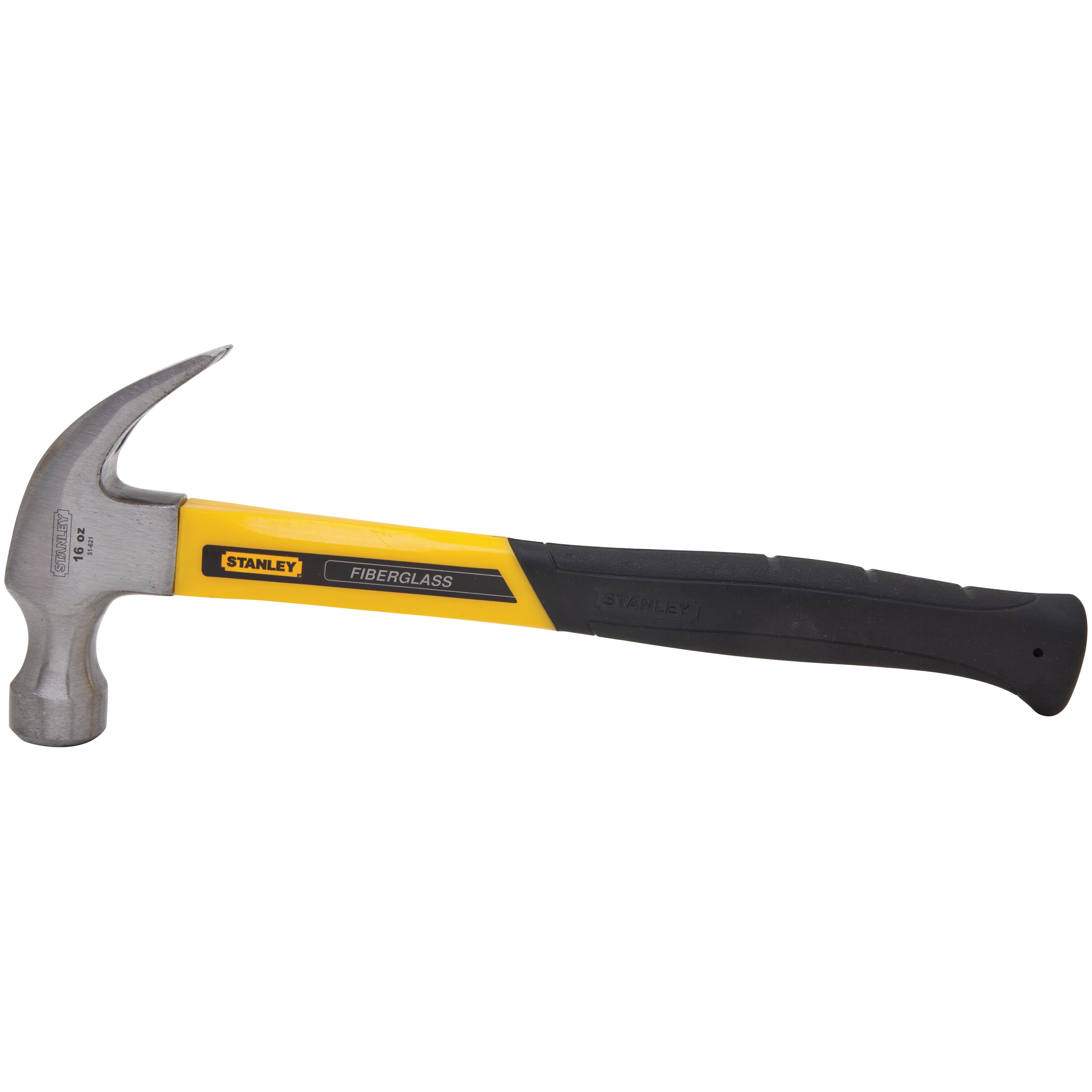 16 oz Curve Claw Fiberglass Nailing Hammer 51621 STANLEY Tools