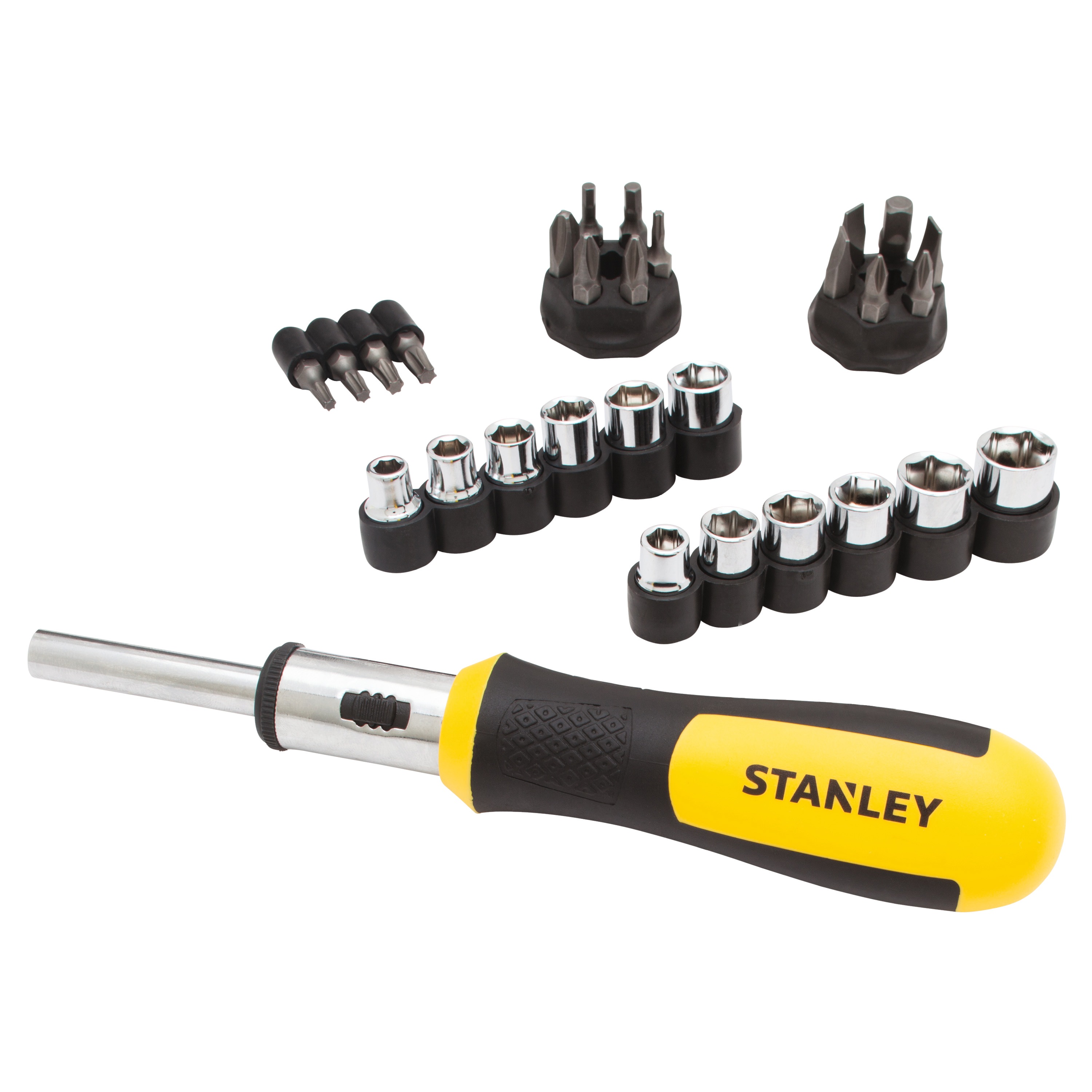 29 pc Multibit Ratcheting Screwdriver Set 54925 STANLEY Tools