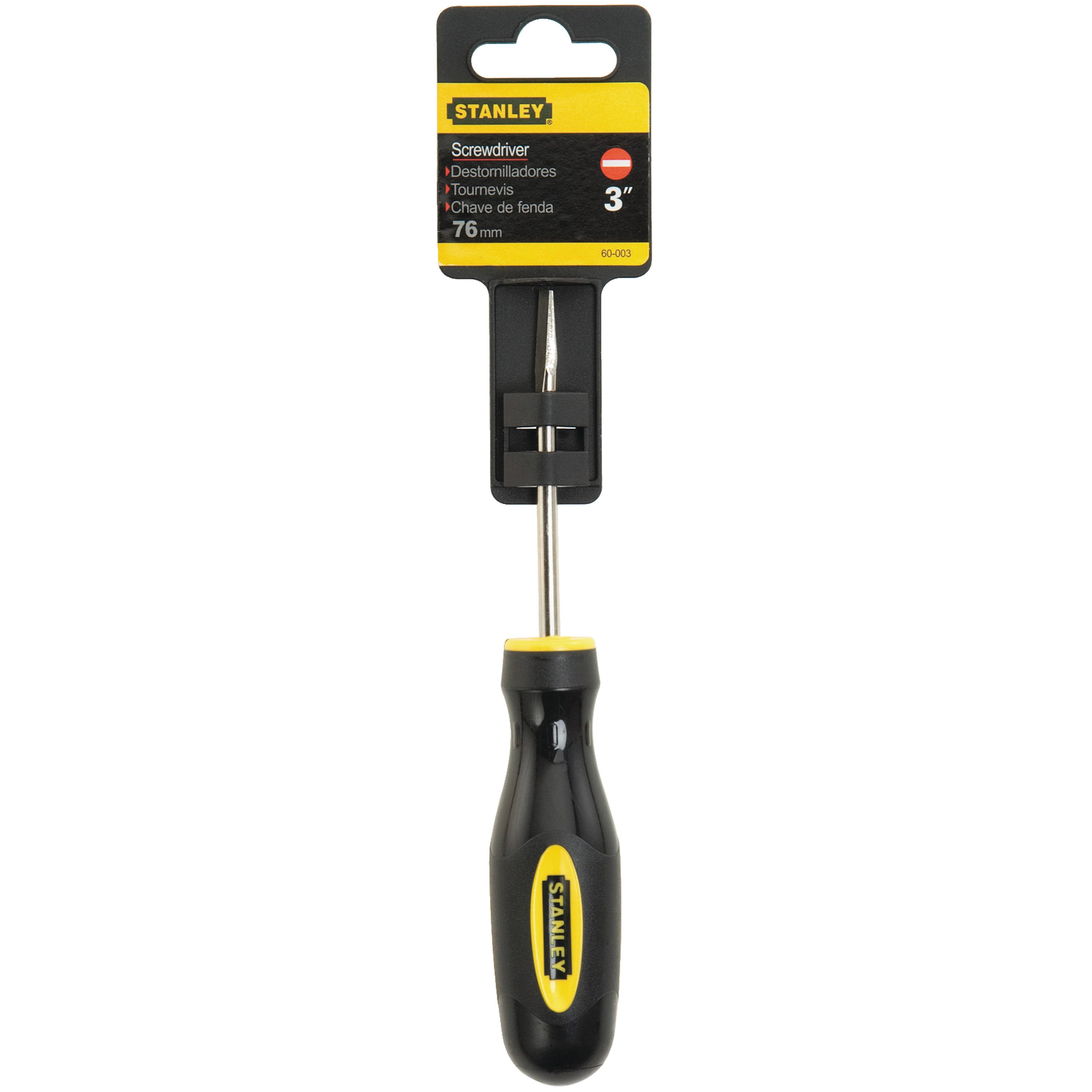 3/16 in x 3 in Standard Tip Screwdriver 60003 STANLEY Tools
