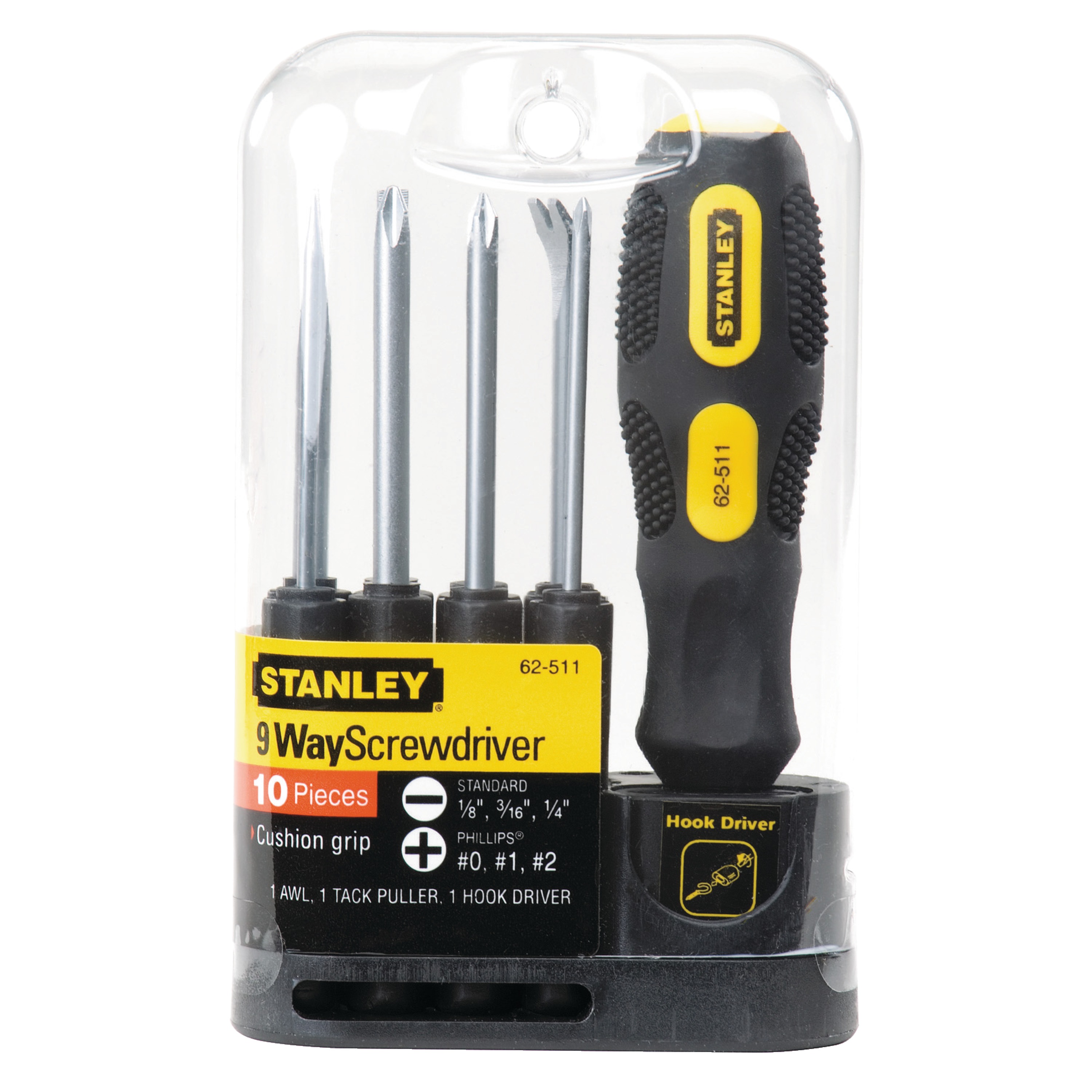 Stanley Tools - 9Way Screwdriver - 62-511