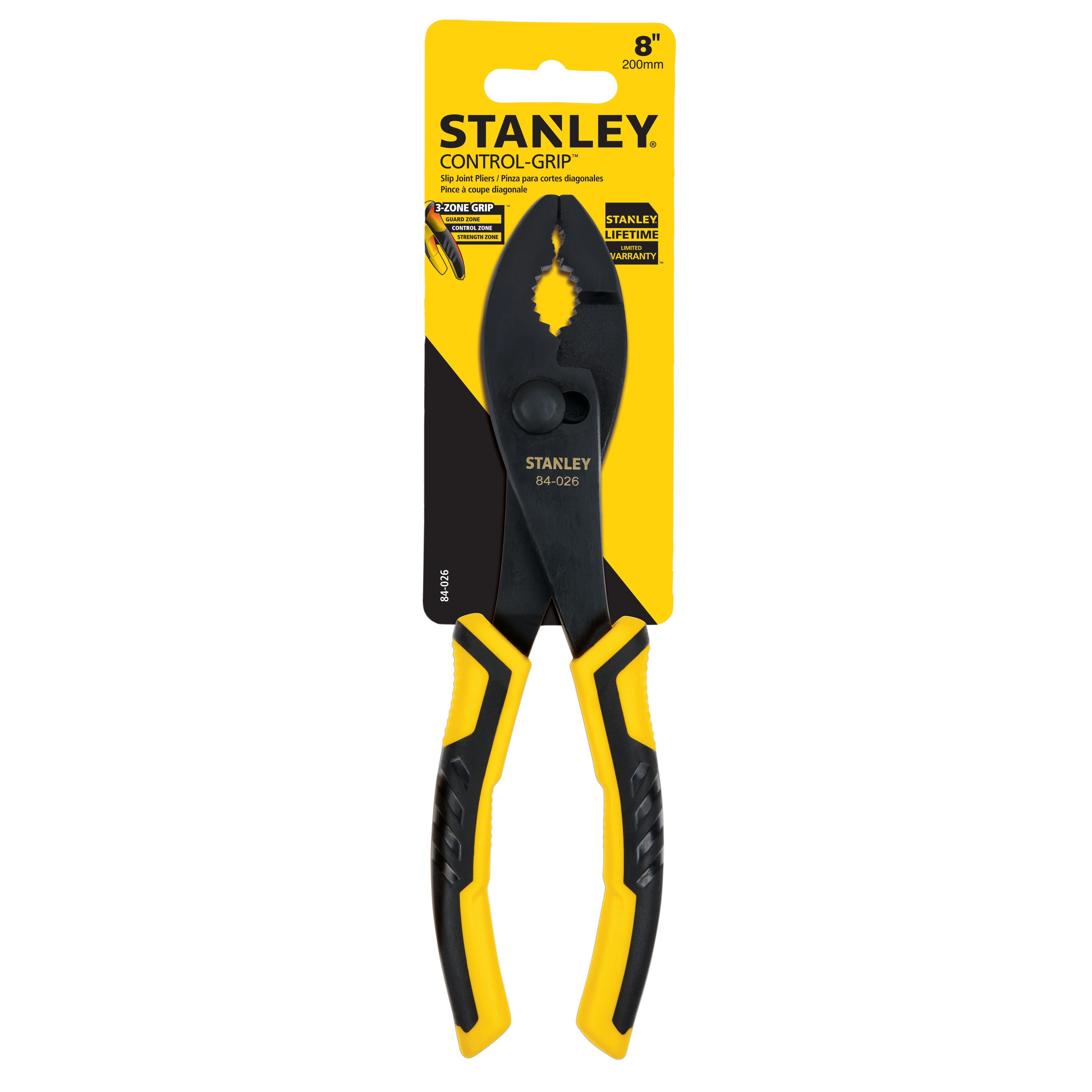 Stanley Tools - 8 in Slip Joint Pliers - 84-026