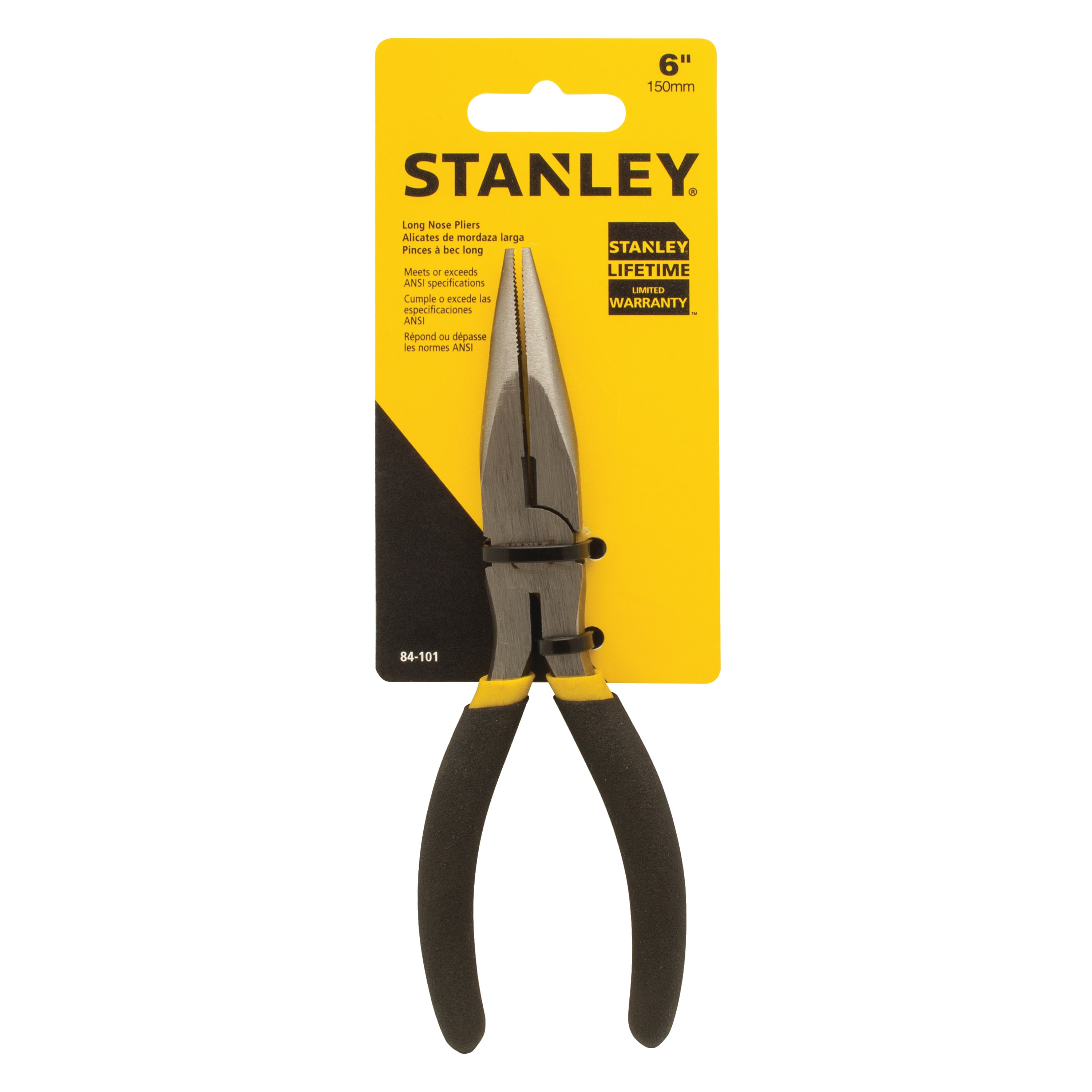 Stanley Tools - 6 in Long Nose Pliers - 84-101