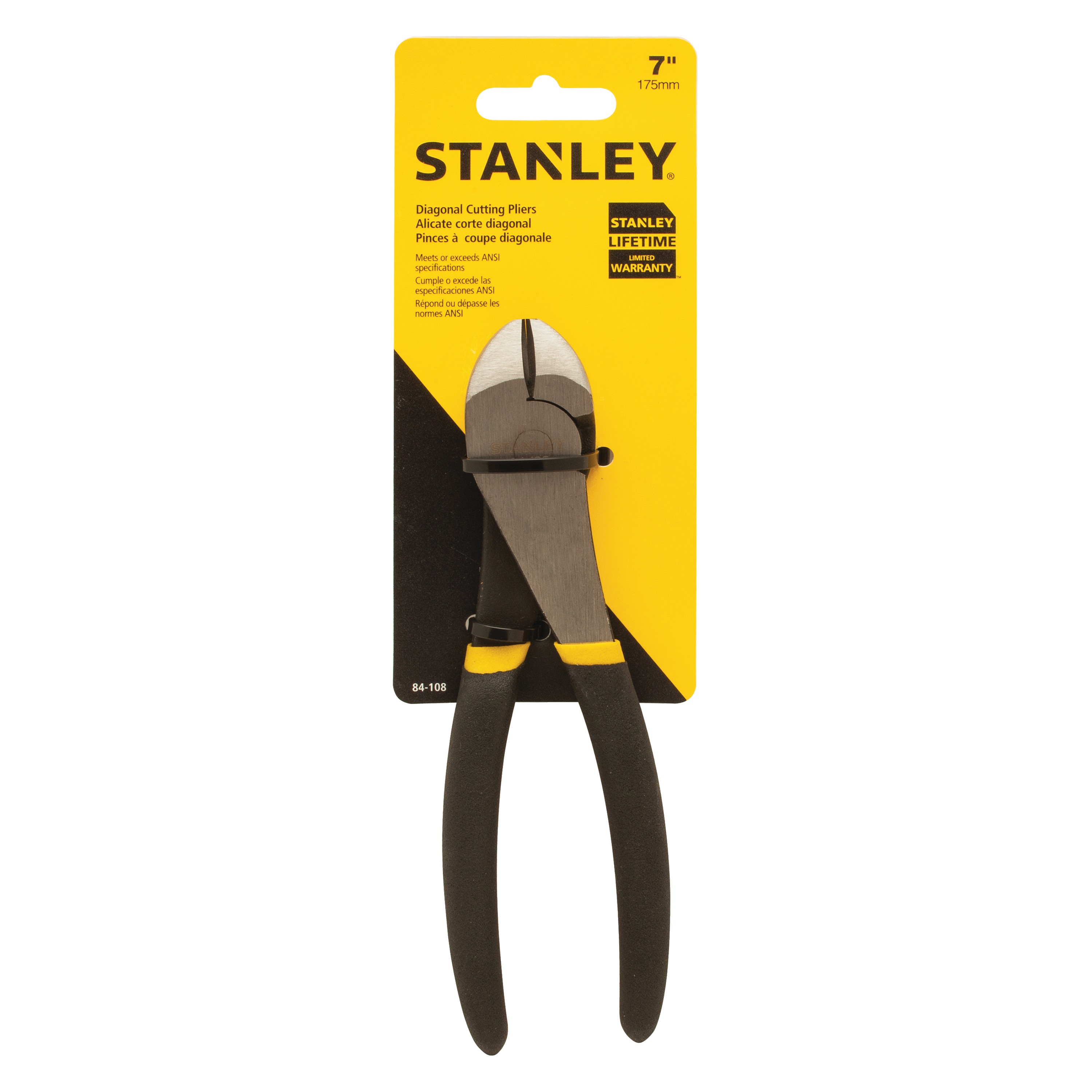 Stanley Tools - 7 in Diagonal Pliers - 84-108