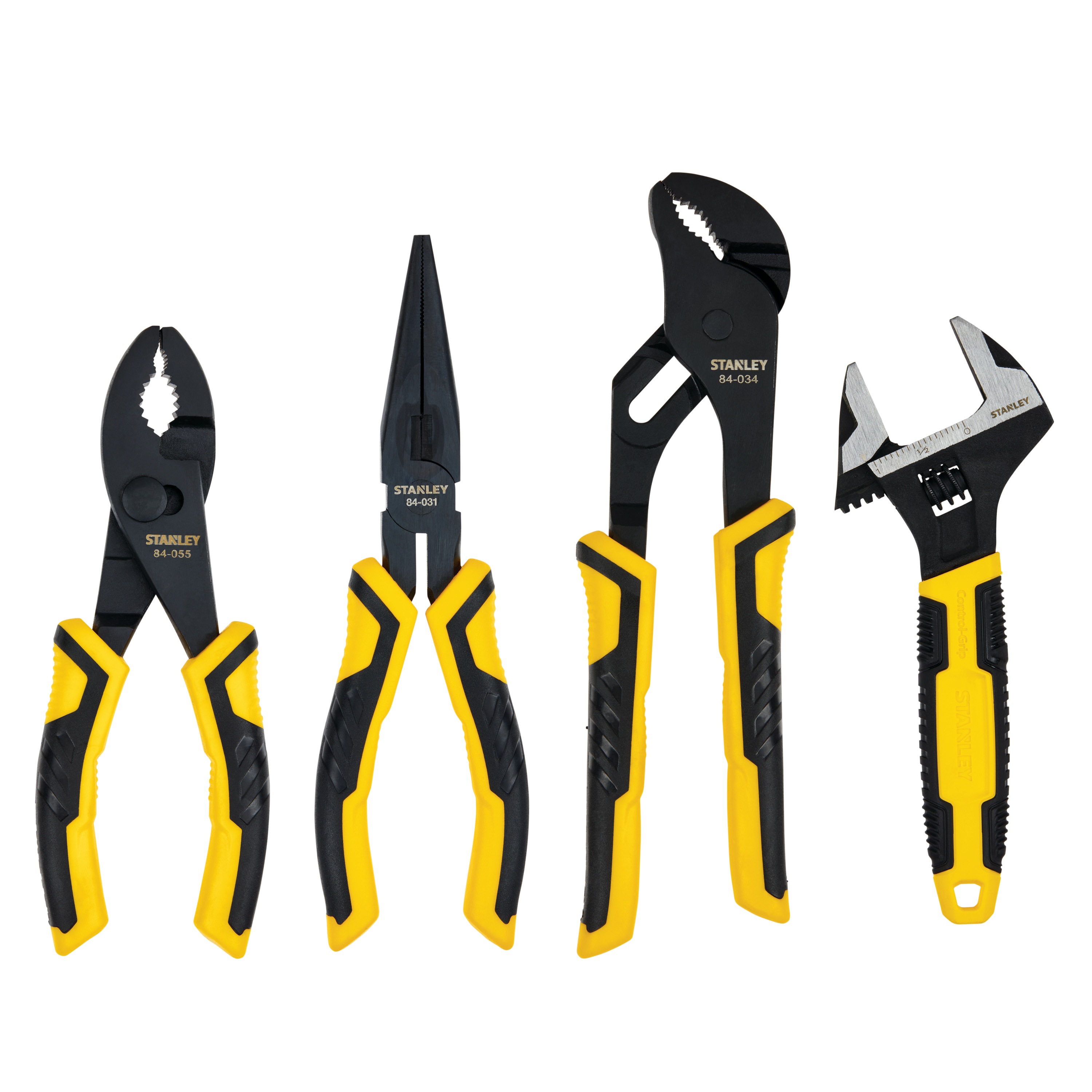 Stanley Tools - 4pc Pliers and Adjustable Wrench Set - 84-558