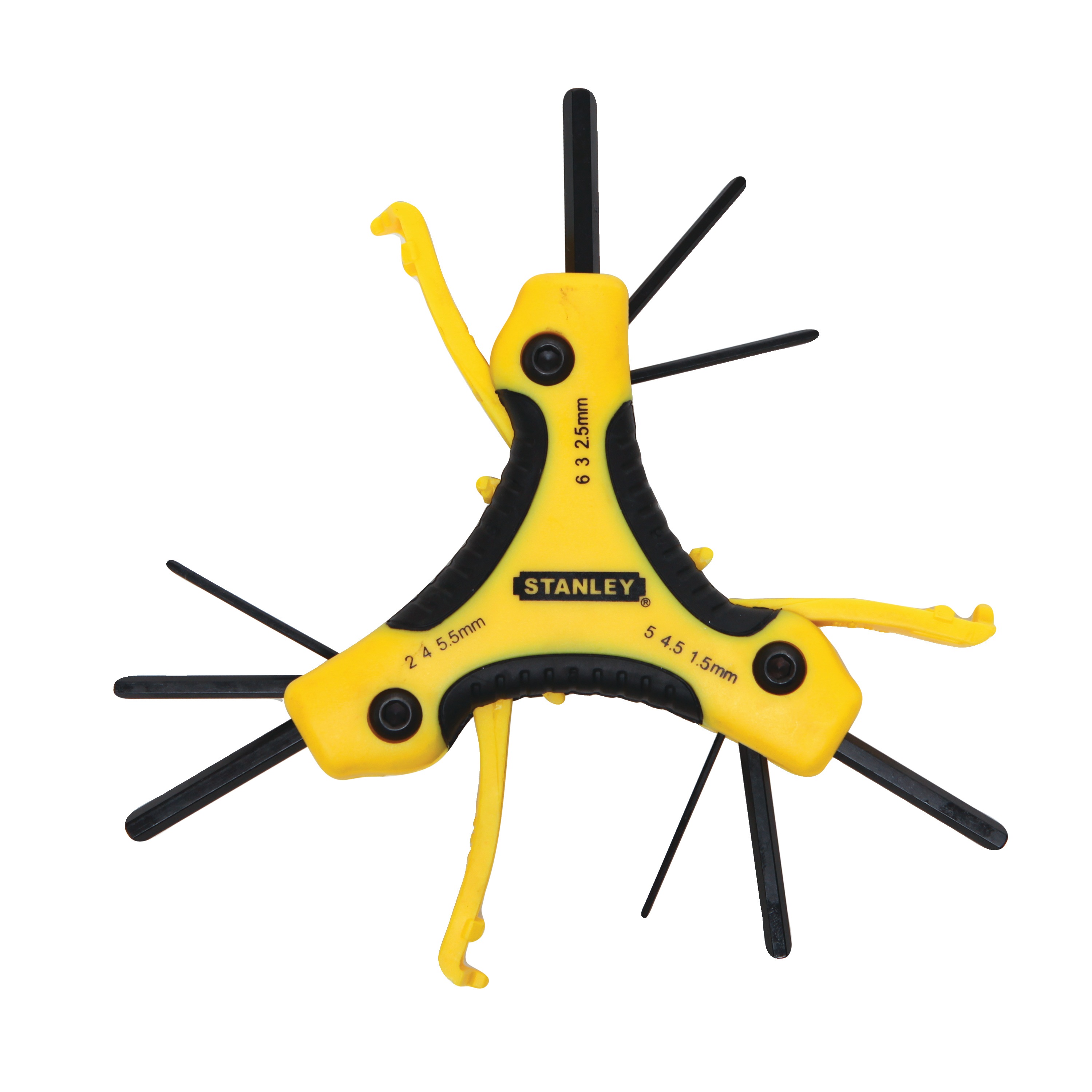 9 pc Folding Hex Key Set Metric 95935 STANLEY Tools