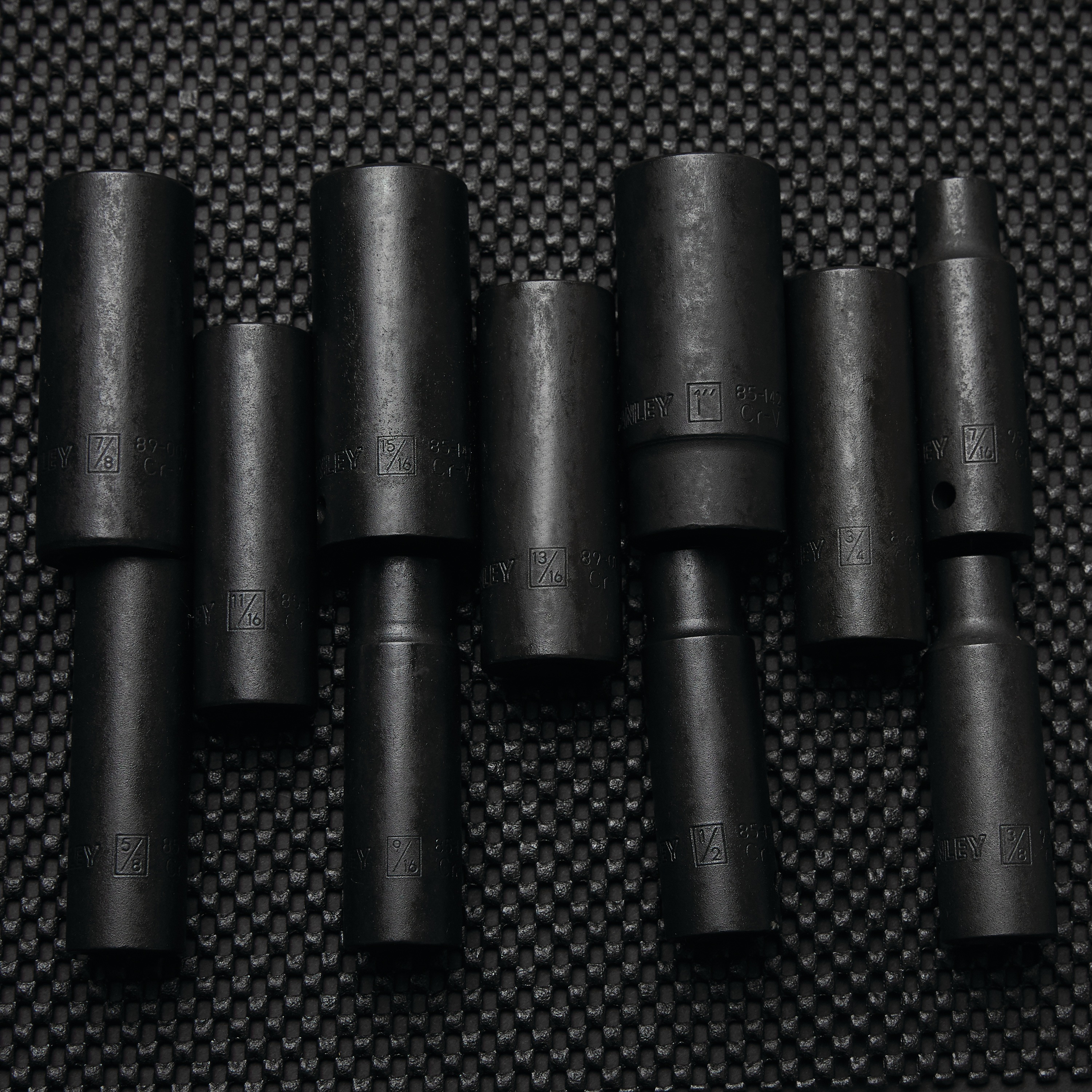 11 pc 1/2 in Drive Deep Impact Socket Set 97125 STANLEY Tools