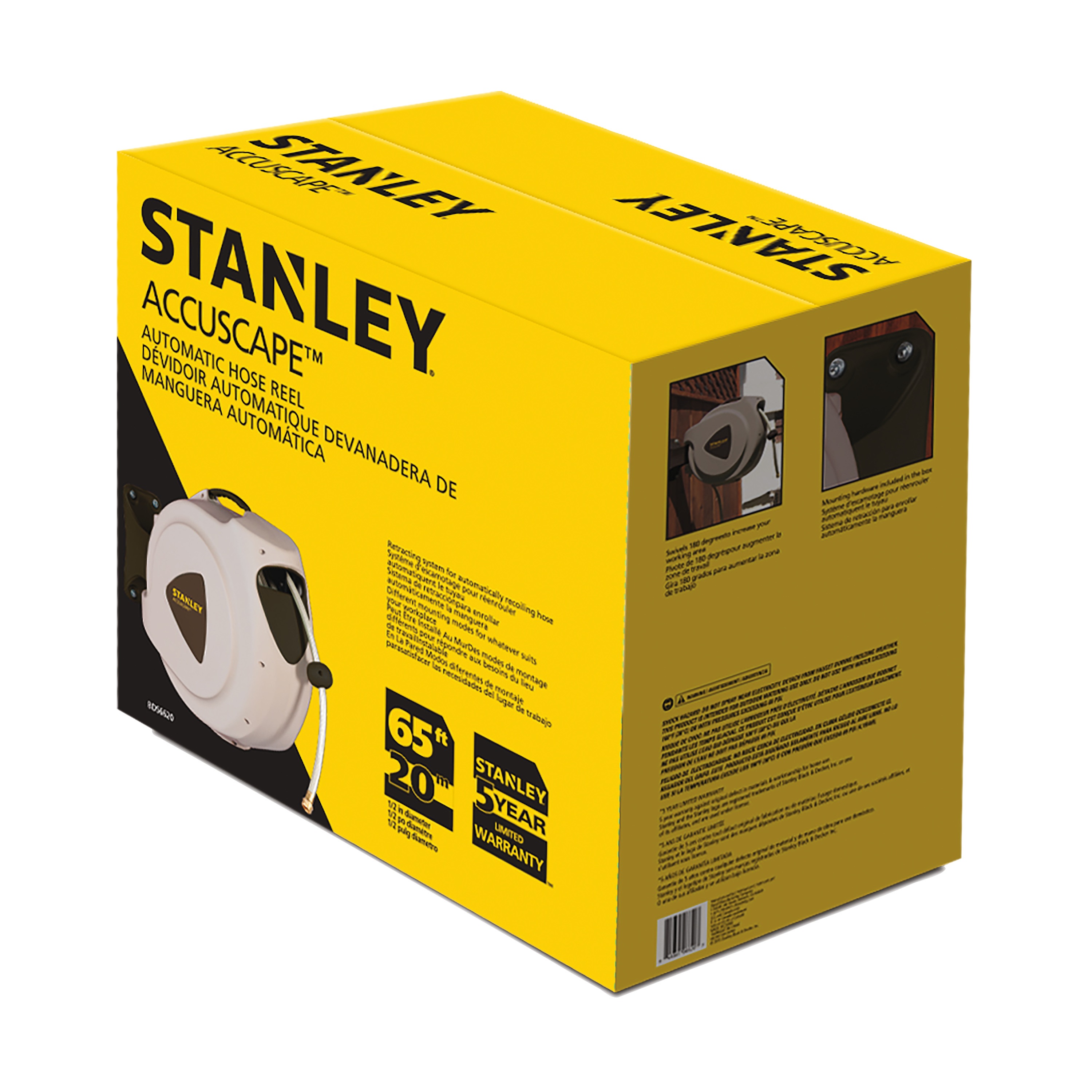 Stanley Tools - ACCUSCAPE PROSERIES 65 ft Automatic Hose Reel - BDS6620