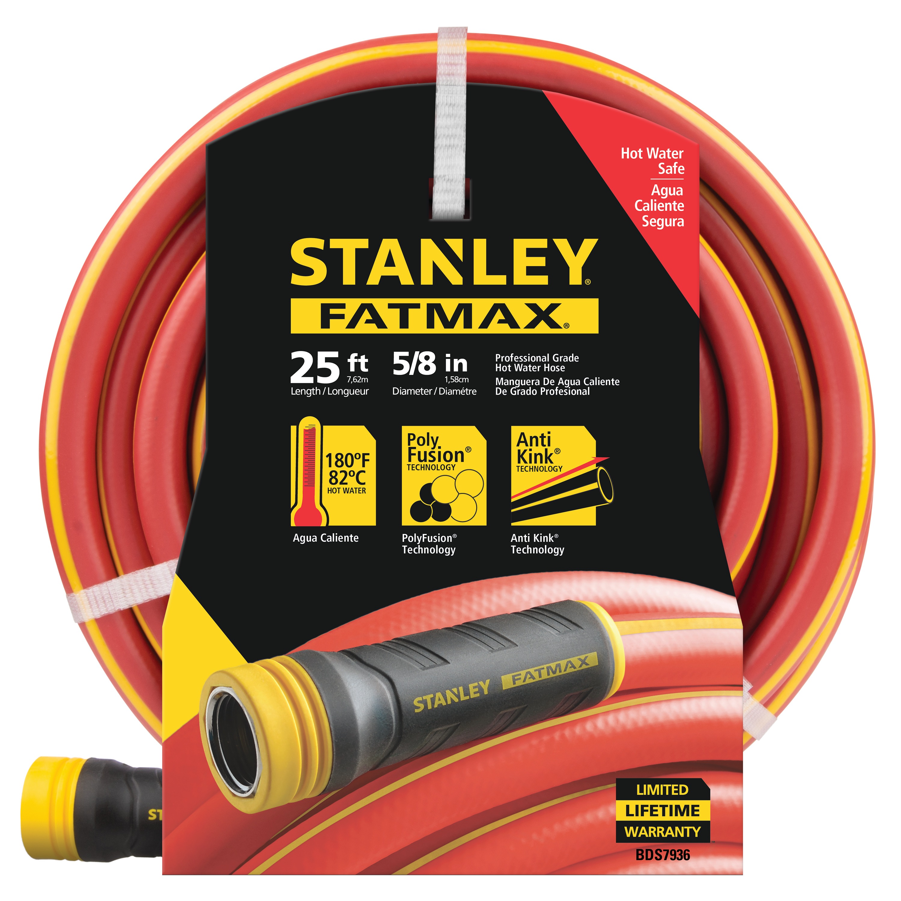 Stanley Tools - 25 ft X 58 in FATMAX POLYFUSION HOT WATER HOSE - BDS7936