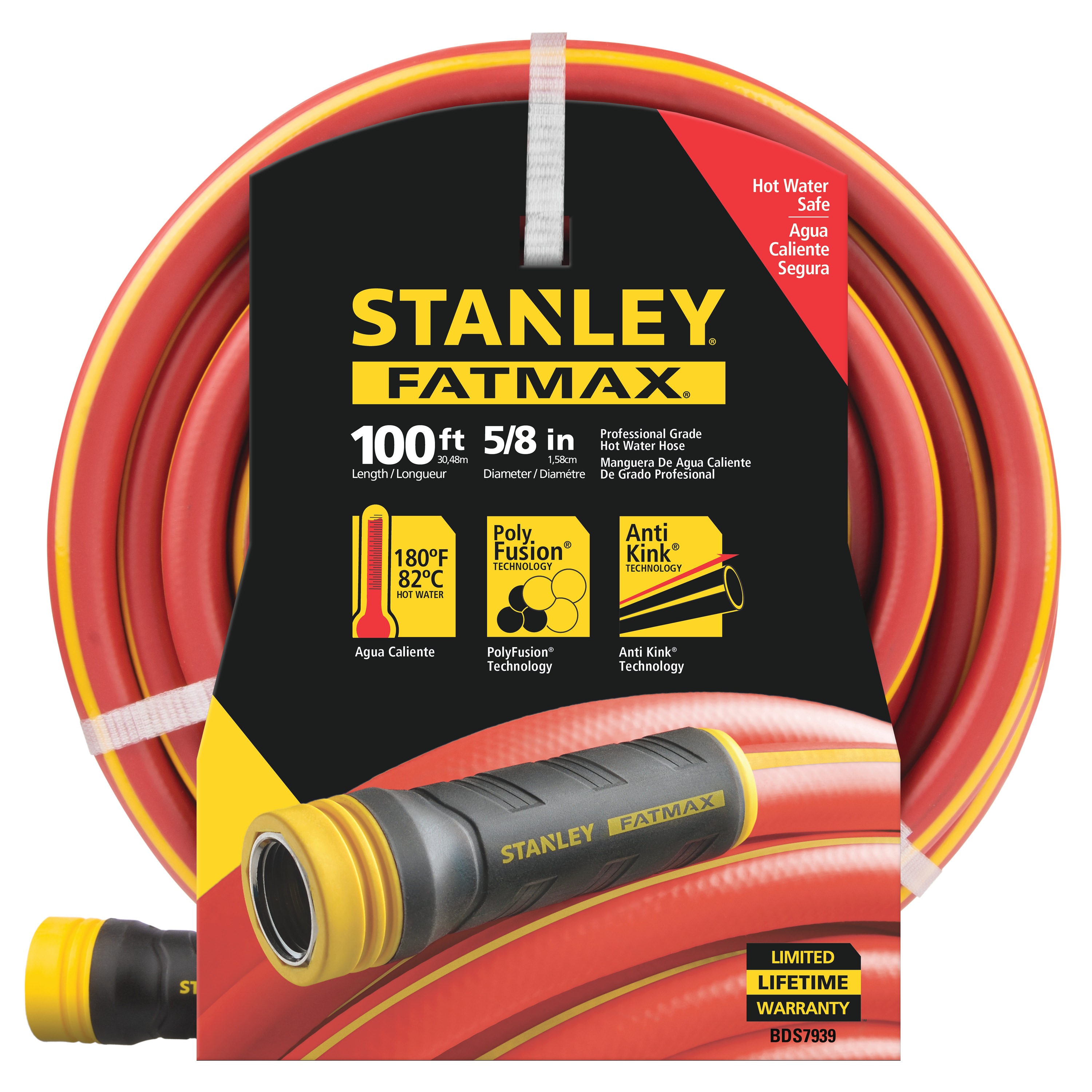 Stanley Tools - 100 ft X 58 in FATMAX POLYFUSION HOT WATER HOSE - BDS7939