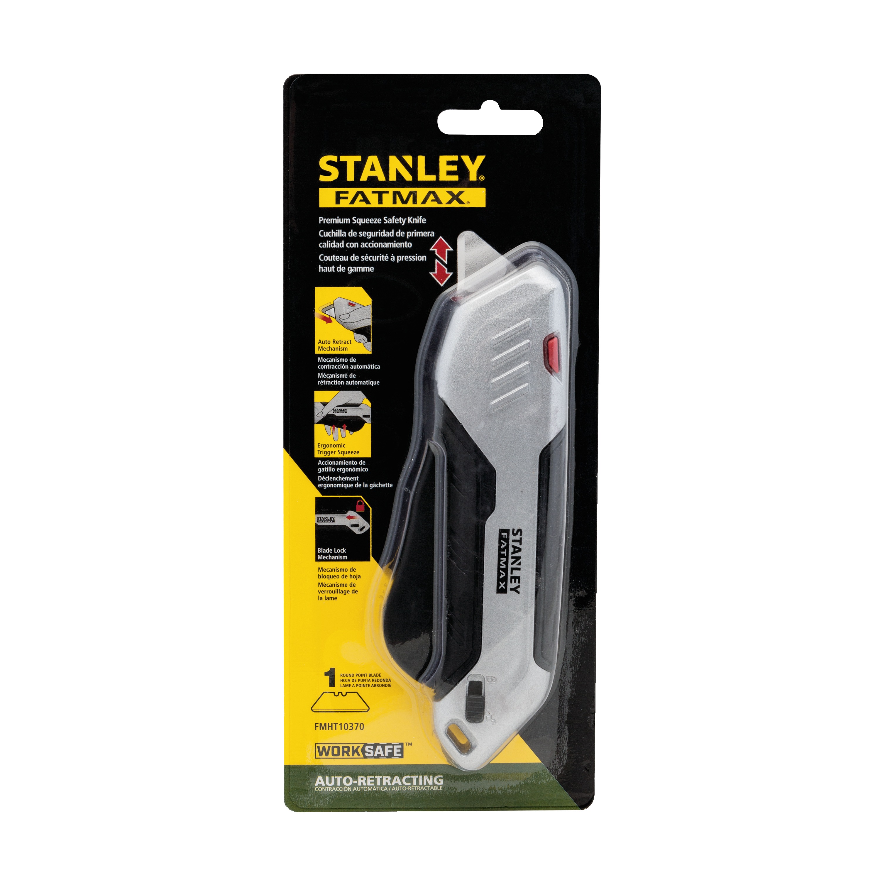 Stanley Tools - FATMAX Premium AutoRetract Squeeze Safety Knife - FMHT10370