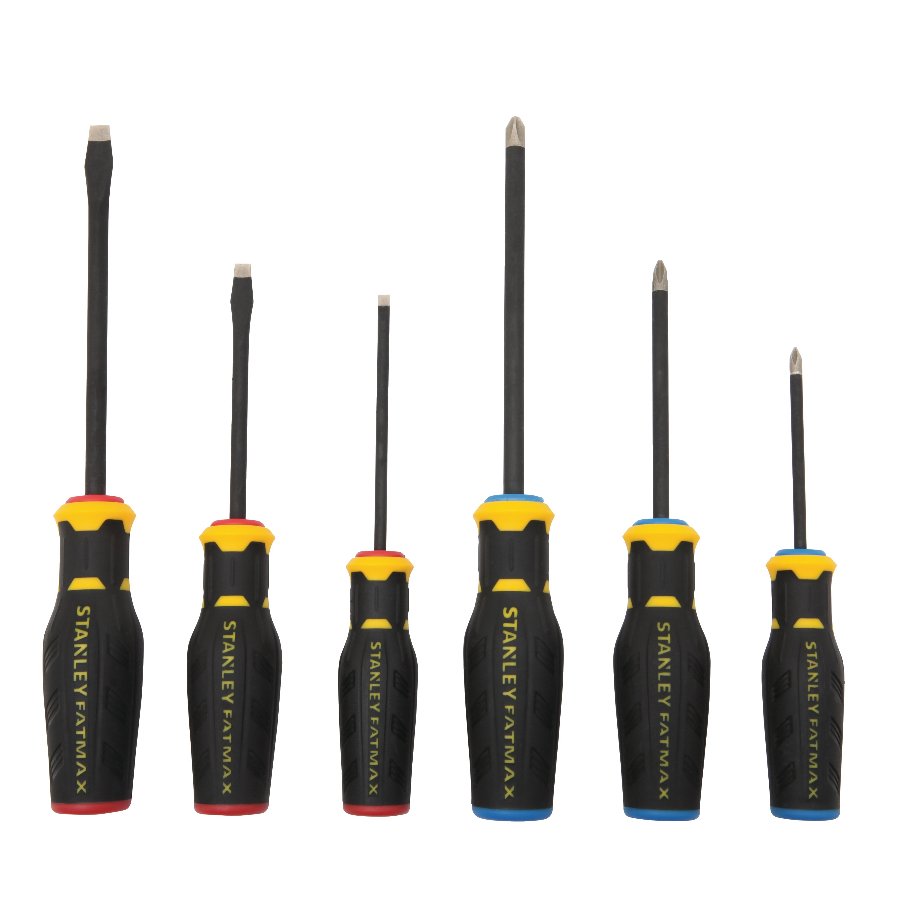 Stanley Tools - FATMAX Simulated Diamond Tip 6 Pc Screwdriver Set with Standard  Phillips - FMHT62052