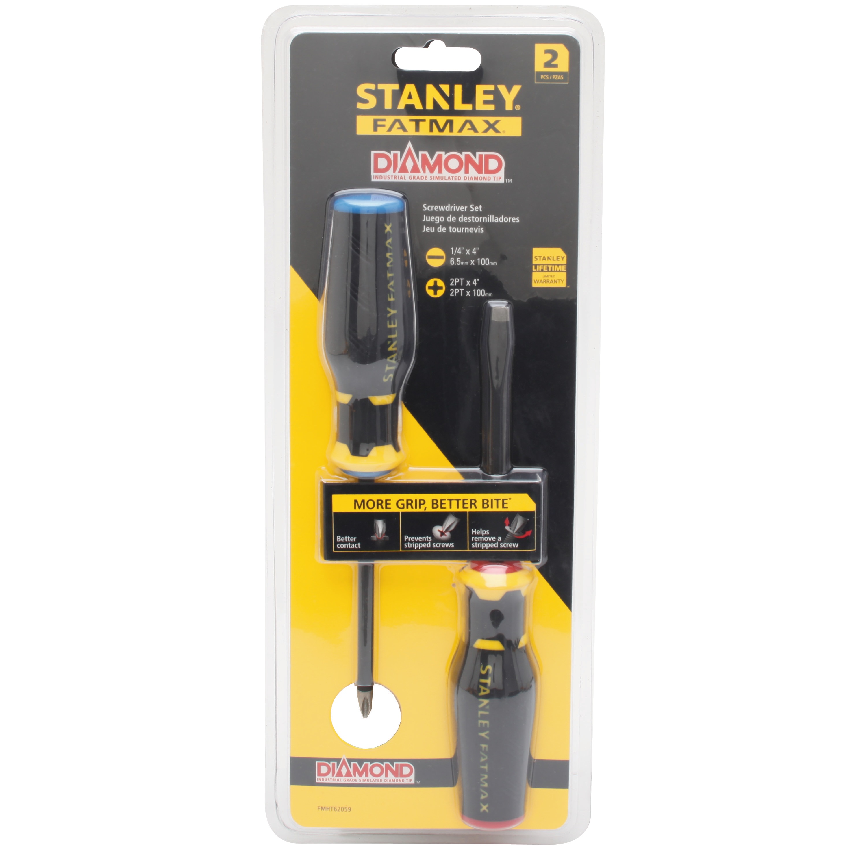 STANLEY®FATMAX® Simulated Diamond Tip 2 pc Screwdriver Set FMHT62059