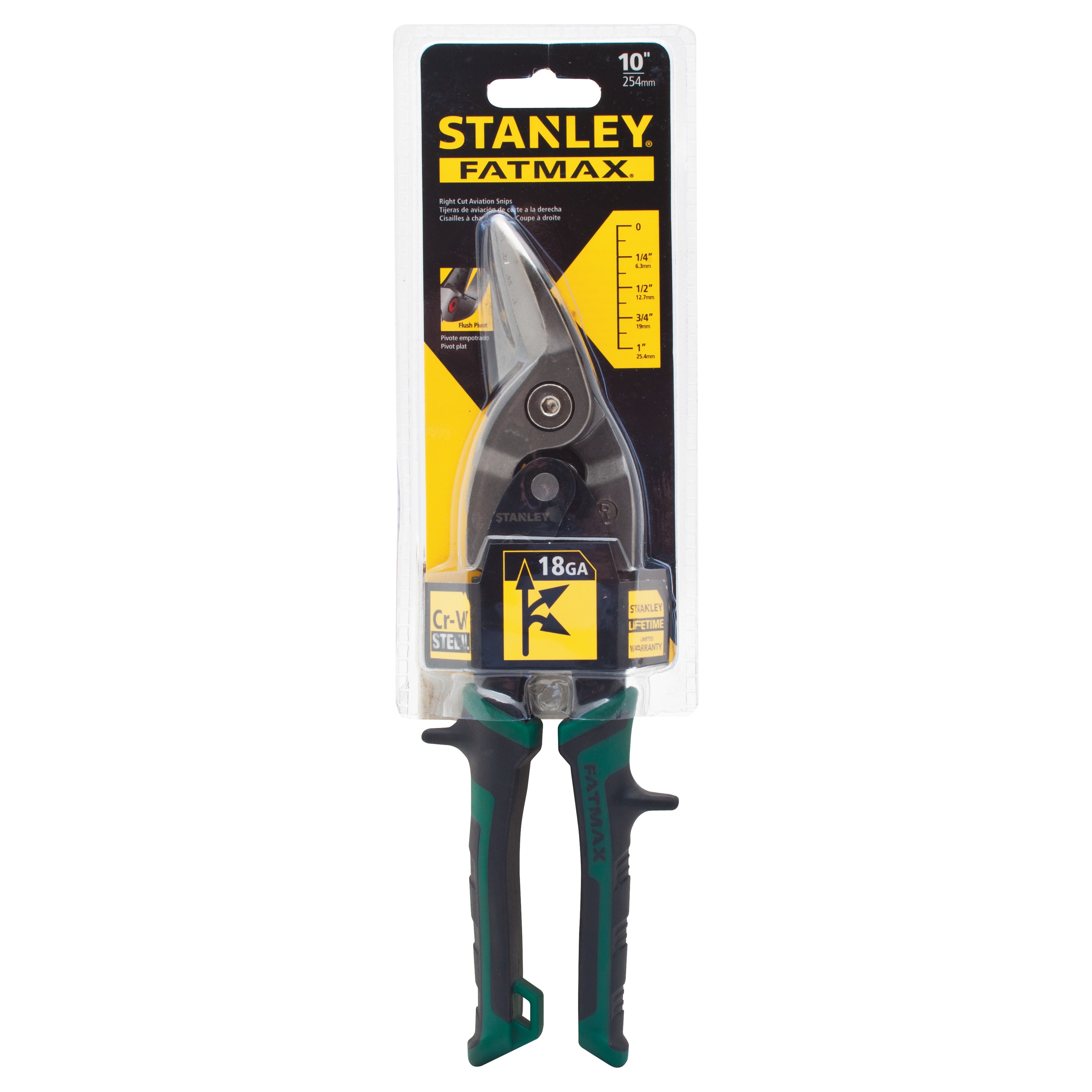 Stanley Tools - FatMax Right Cut Aviation Snip - FMHT73557