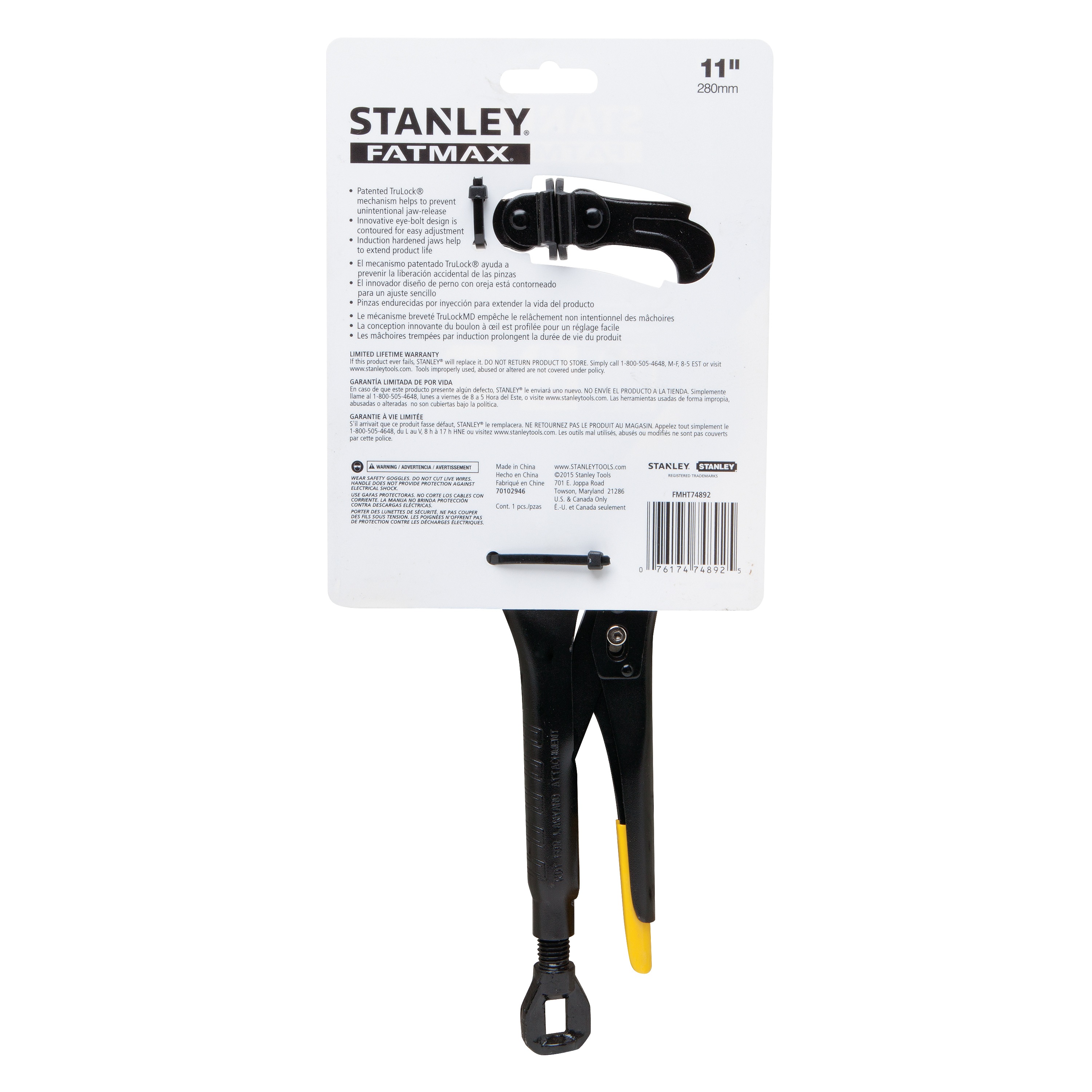 Stanley Tools - FATMAX 11 in CClamp Locking Pliers - FMHT74892