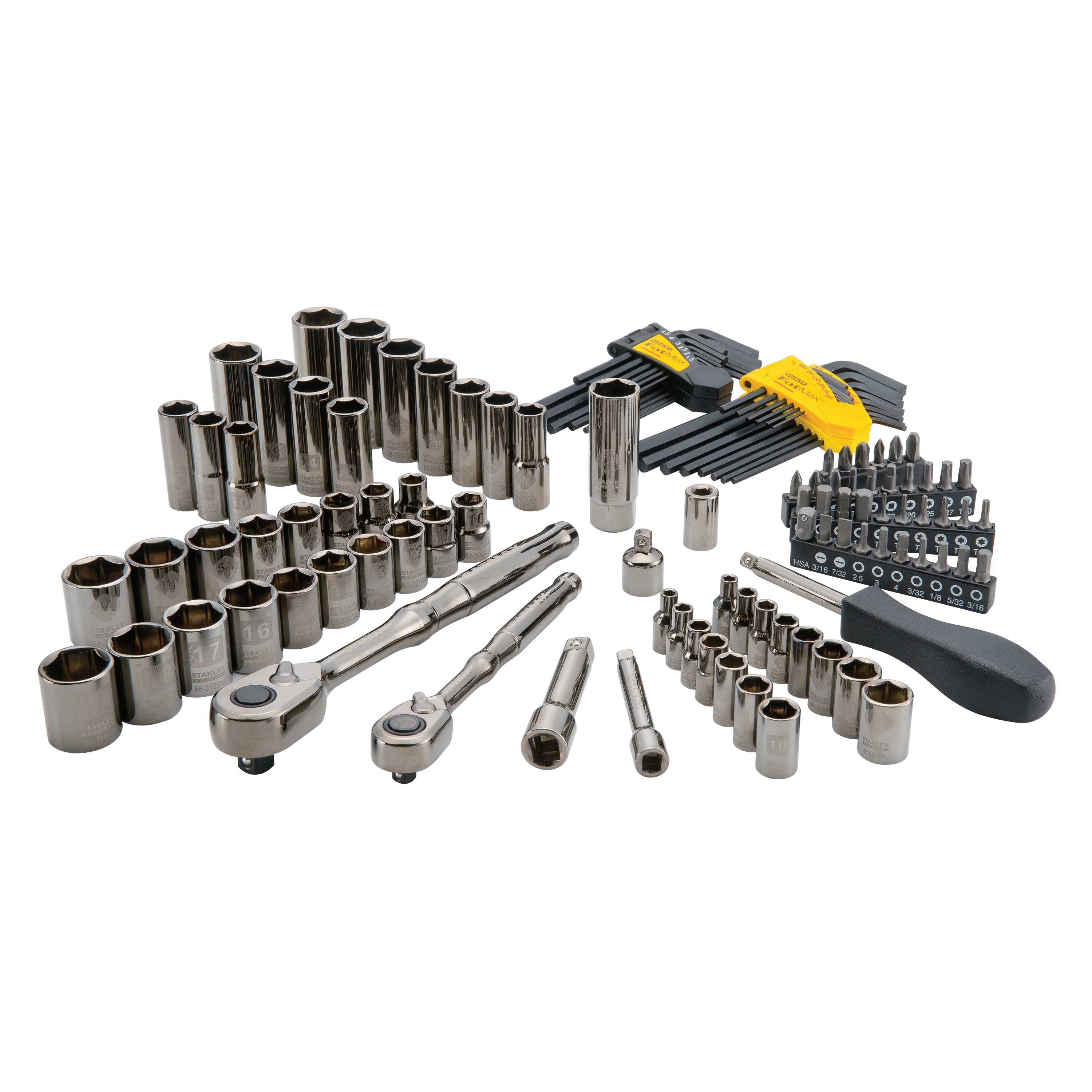 FATMAX® 119-piece Gunmetal Chrome Socket Set - FMMT81518 | STANLEY Tools