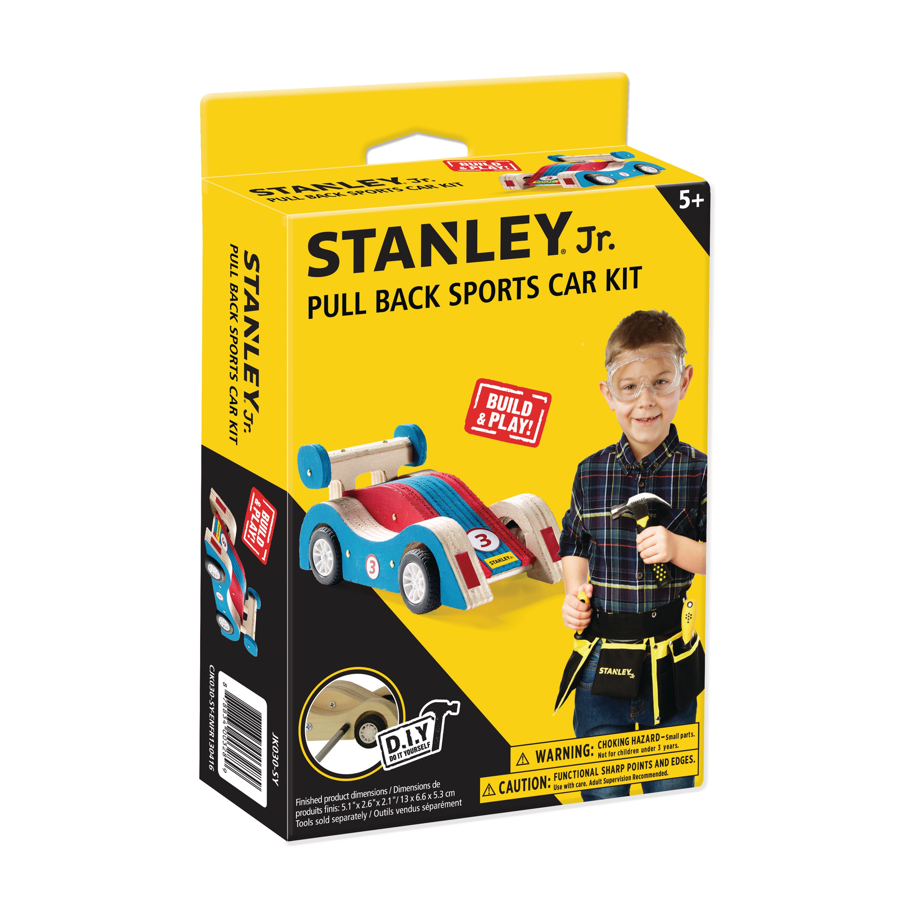 Stanley Tools - Pull Back Sports Car - JK030-SY