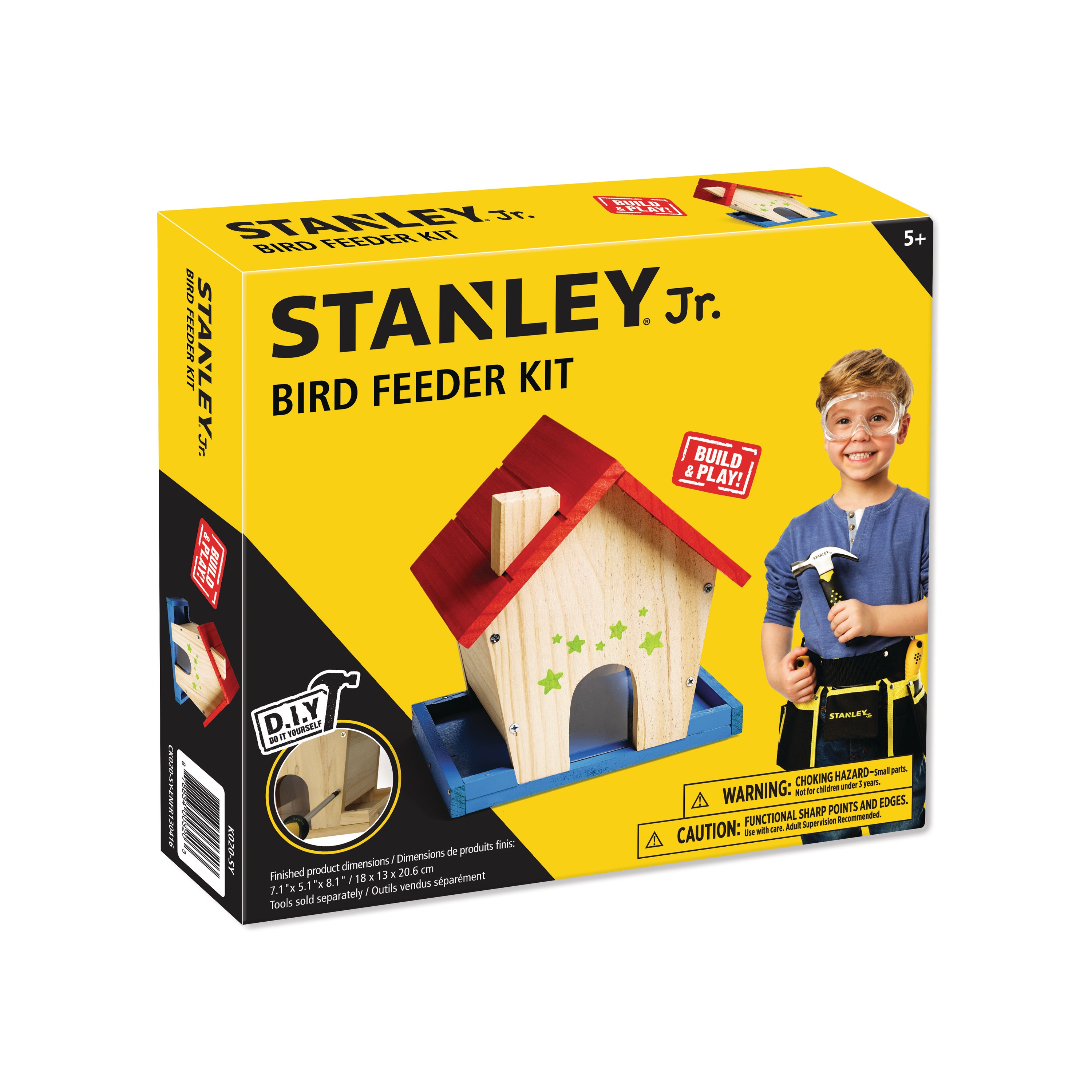 Stanley Tools - STANLEY Jr Wooden DIY Kit  Bird Feeder - K020-SY