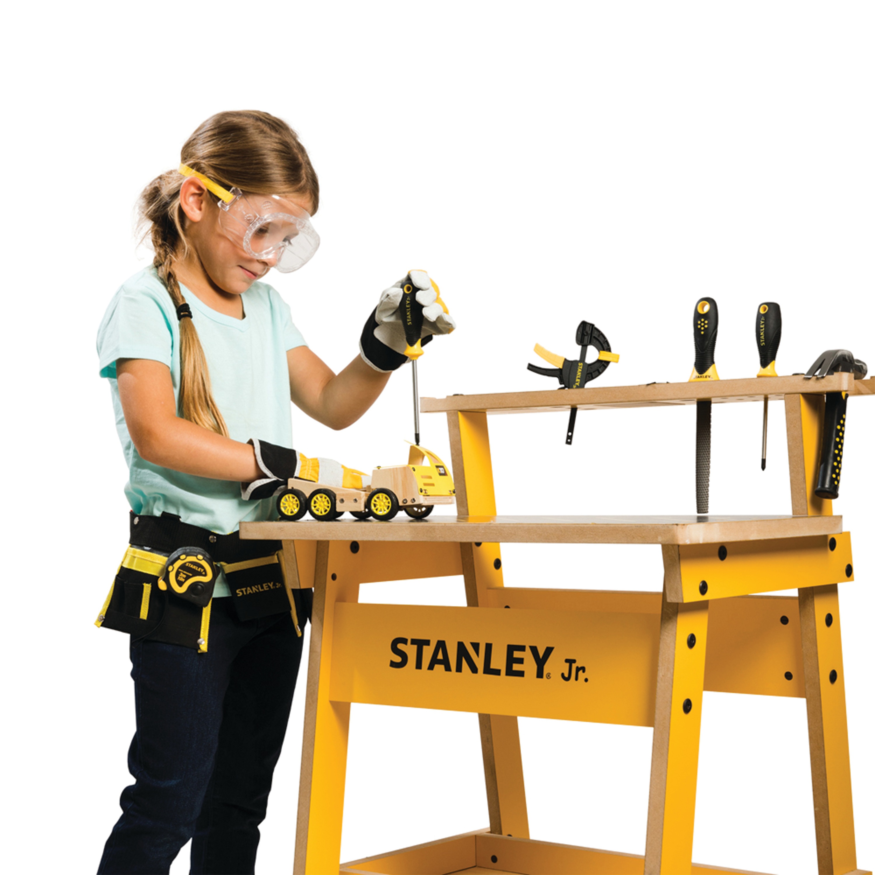 Stanley Tools - STANLEY Jr Wooden DIY Kit  Dump Truck - OK006-SY