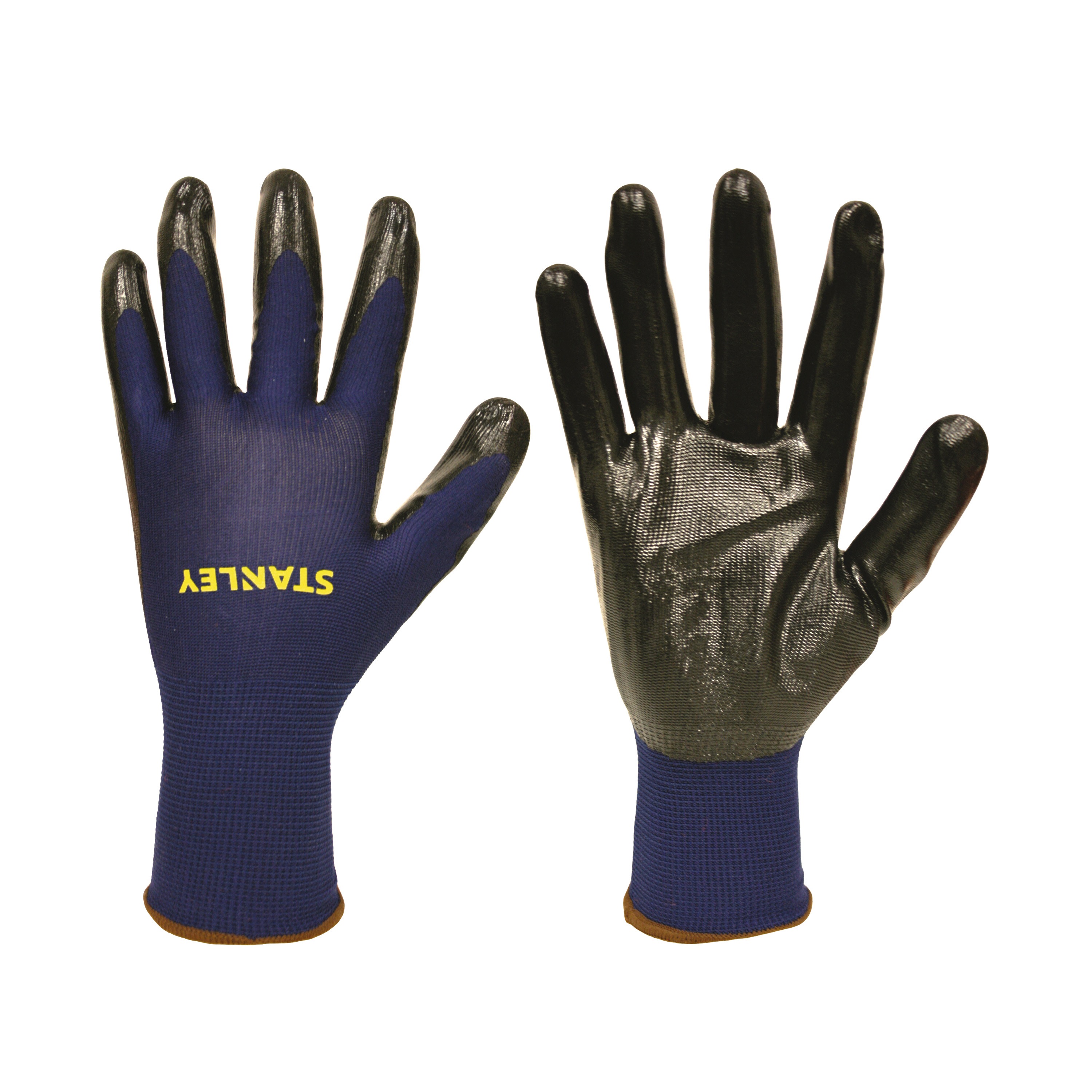 Stanley Tools - Machine Knit Polyester NitrileCoated Gloves - S68921