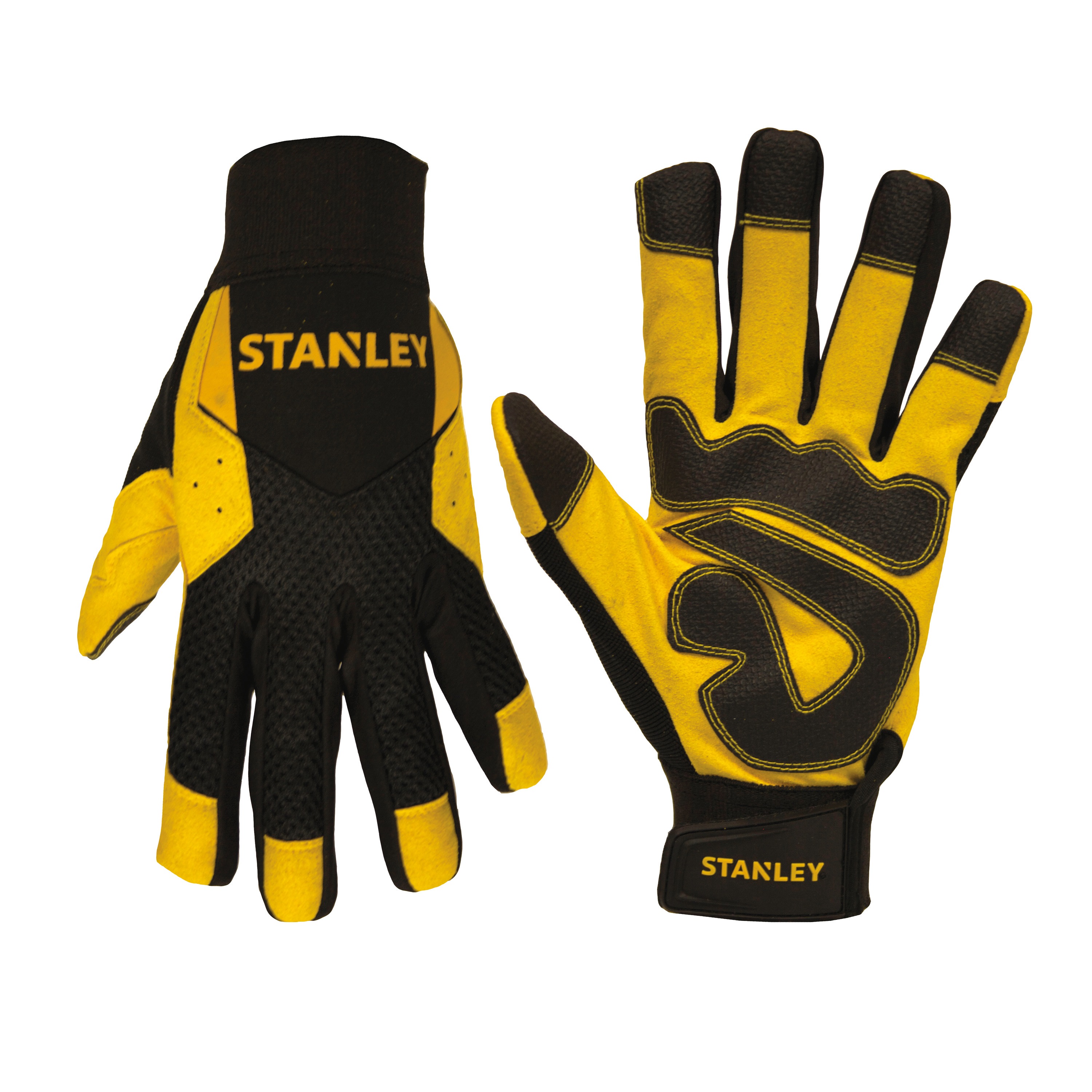 Stanley Tools - Synthetic Leather Comfort Grip Gloves - S77614