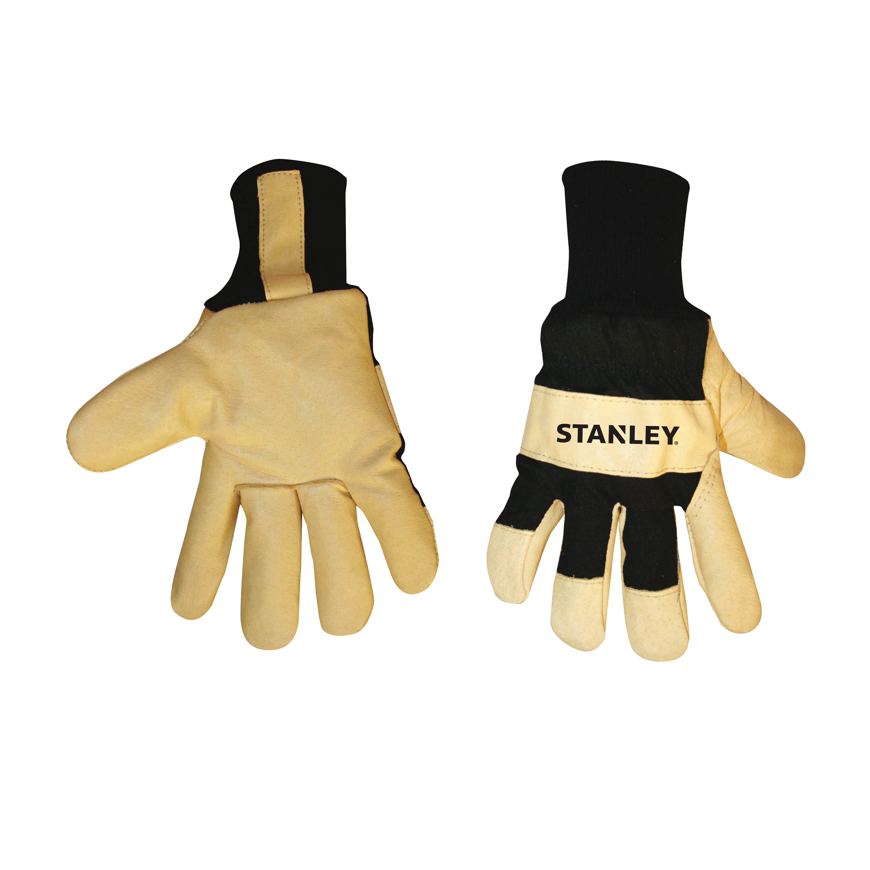 Stanley Tools - FleeceLined Goatskin Leather Palm Gloves - S89321