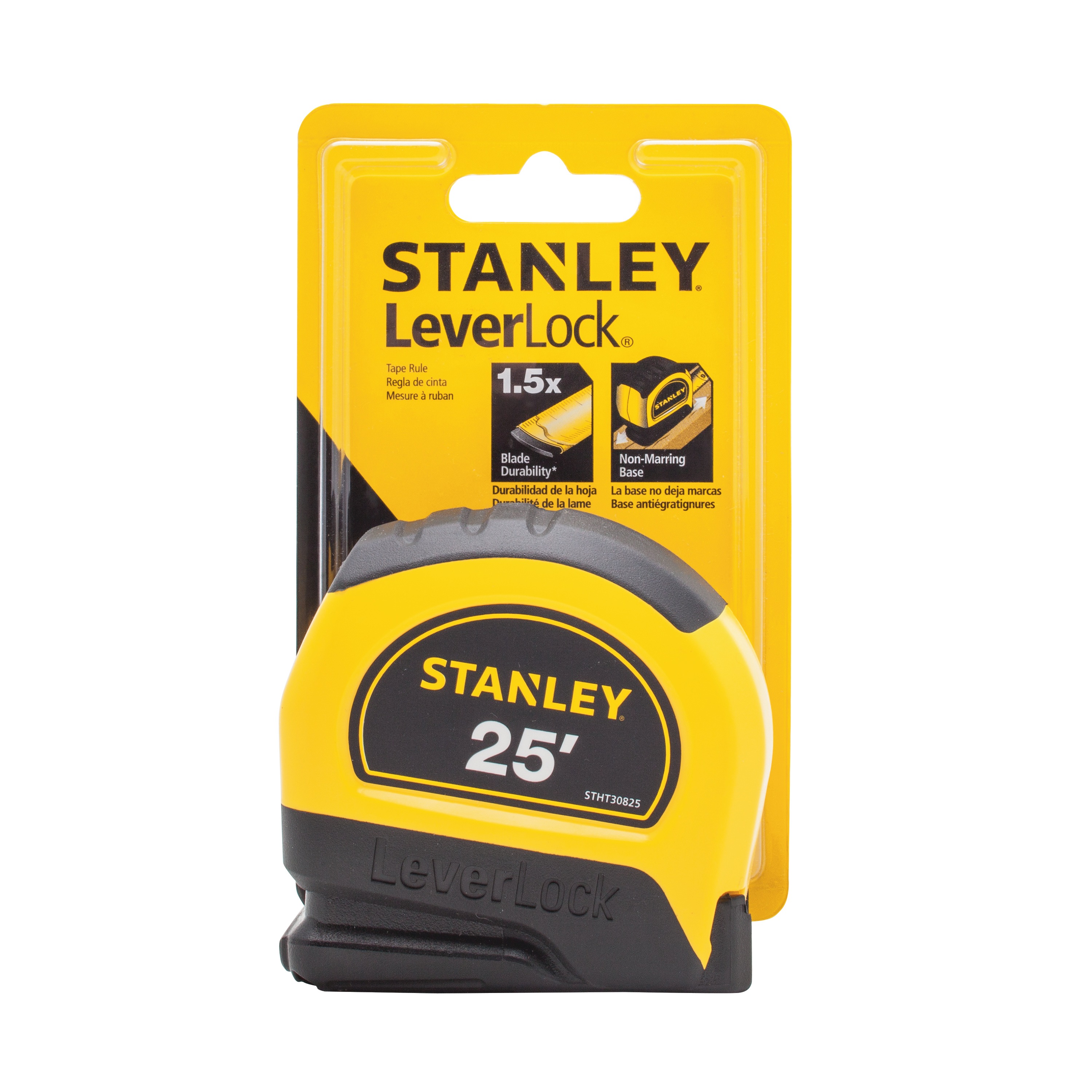 Stanley Tools - 25 ft LEVERLOCK Tape Measure - STHT30825