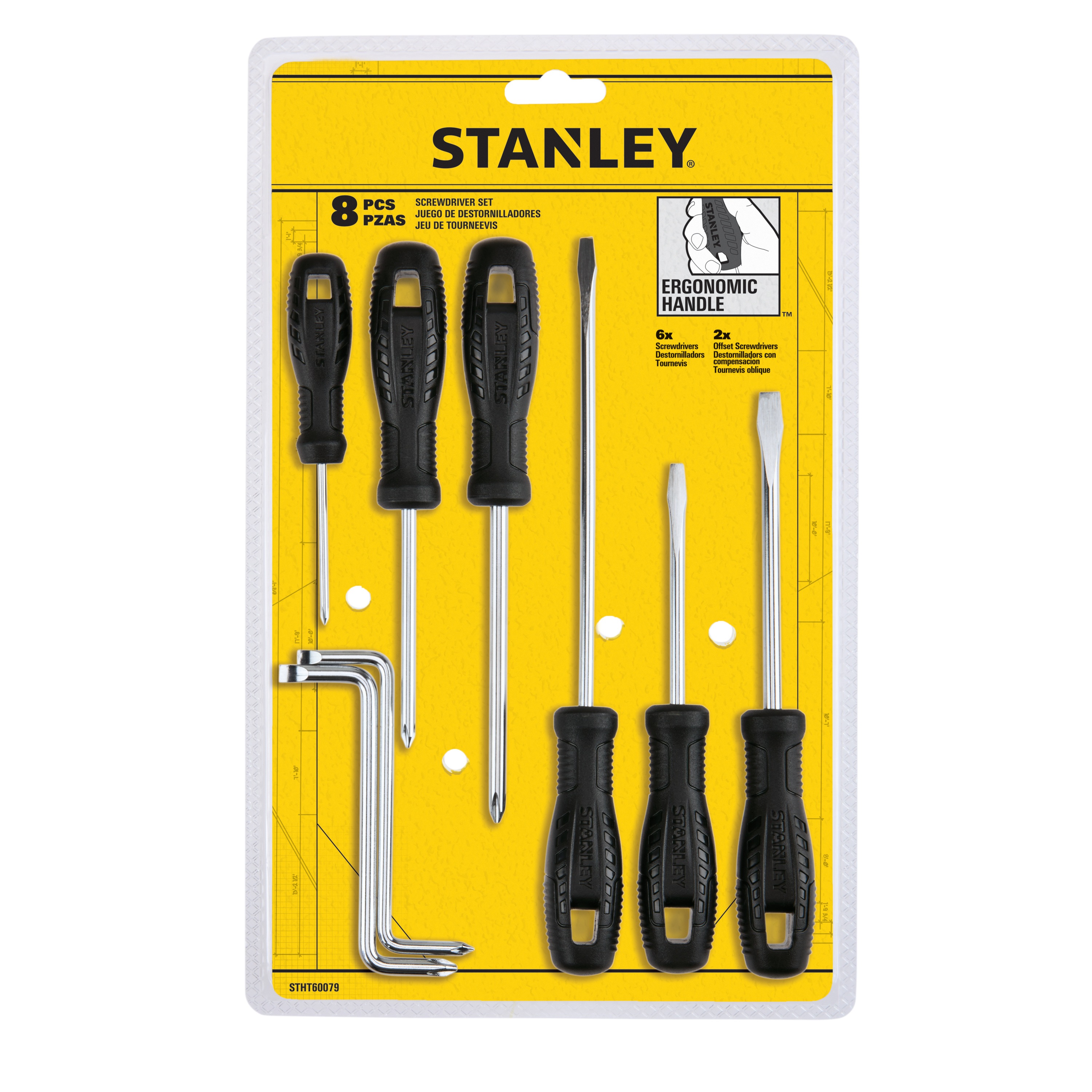 Stanley Tools - 8 pc Screwdriver Set - STHT60079