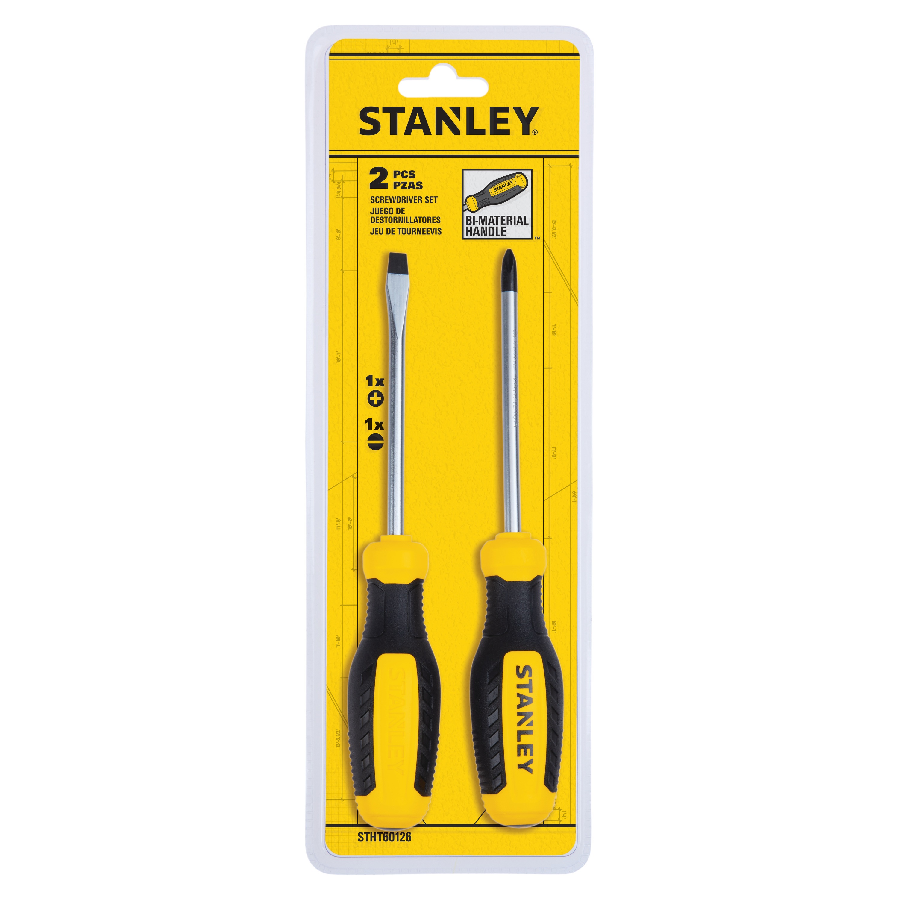Stanley Tools - 2 pc Screwdriver Set - STHT60126