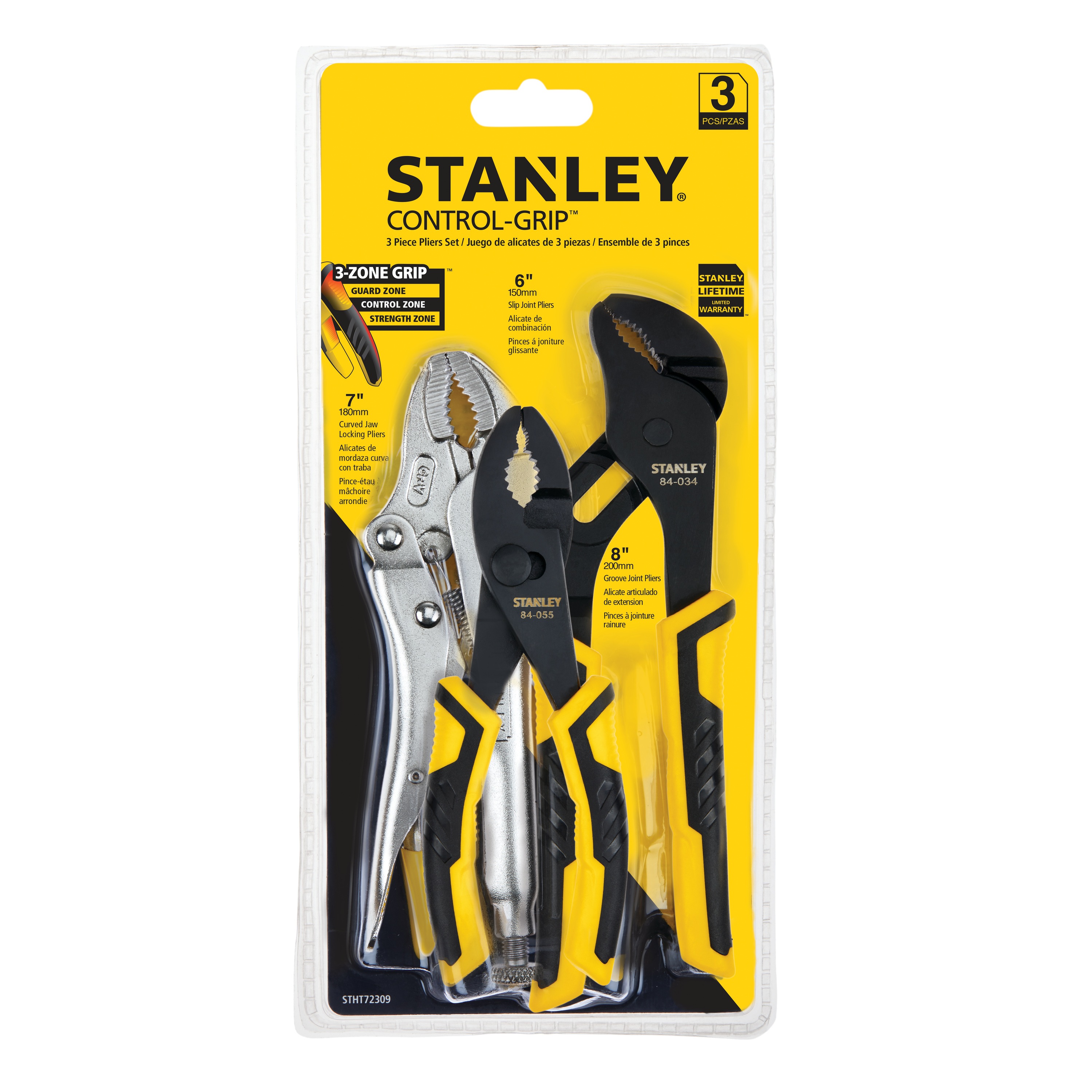 Stanley Tools - 3 pc Pliers Set - STHT72309