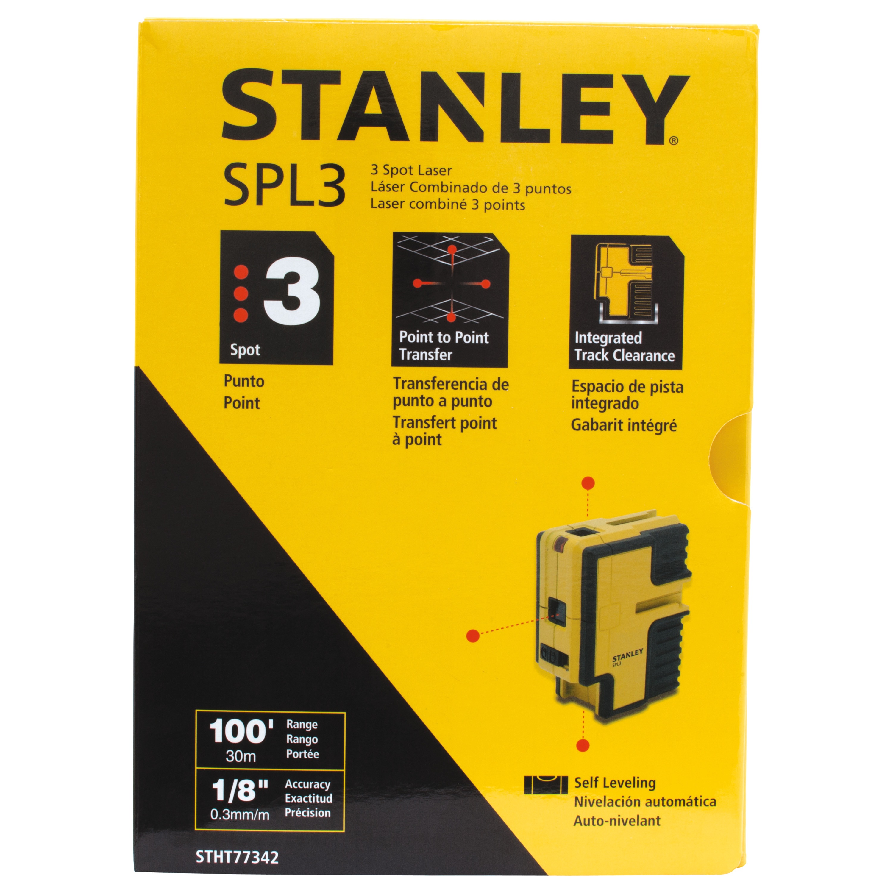 Stanley Tools - SPL3 3 Spot Beam Laser - STHT77342