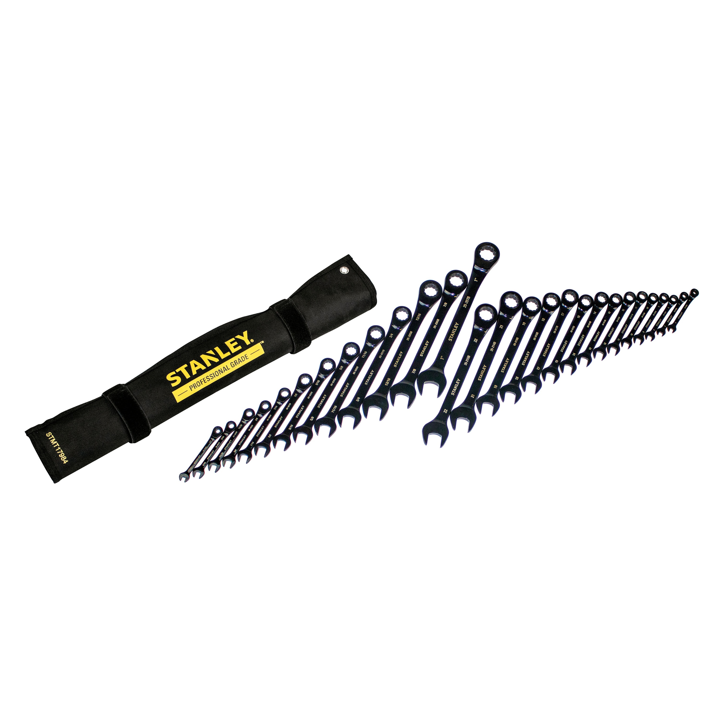 Stanley Tools - 28 PC PROFESSIONAL GRADE WRATCHETING WRENCH SET - STMT17984